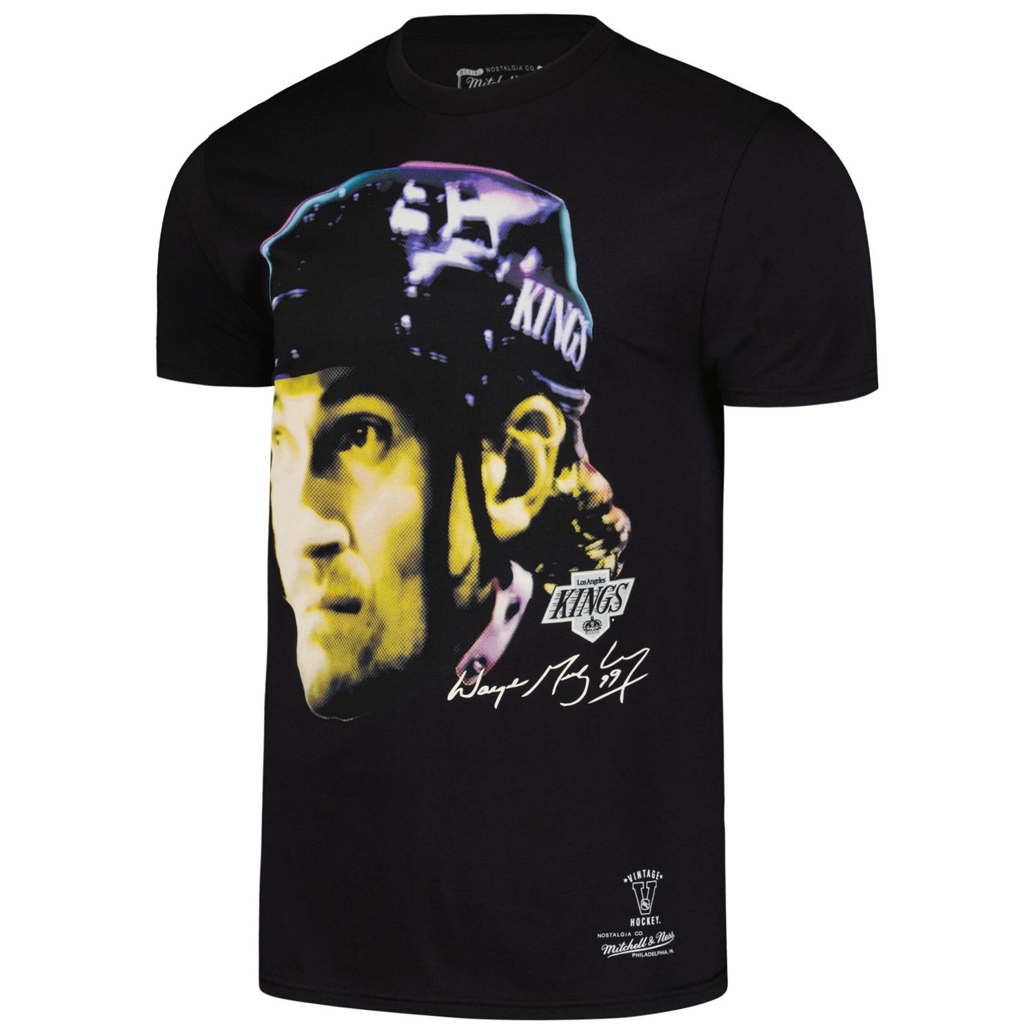 Mitchell  Ness Wayne Gretzky Los Angeles Kings Big Face T-Shirt                                                                  - view number 2