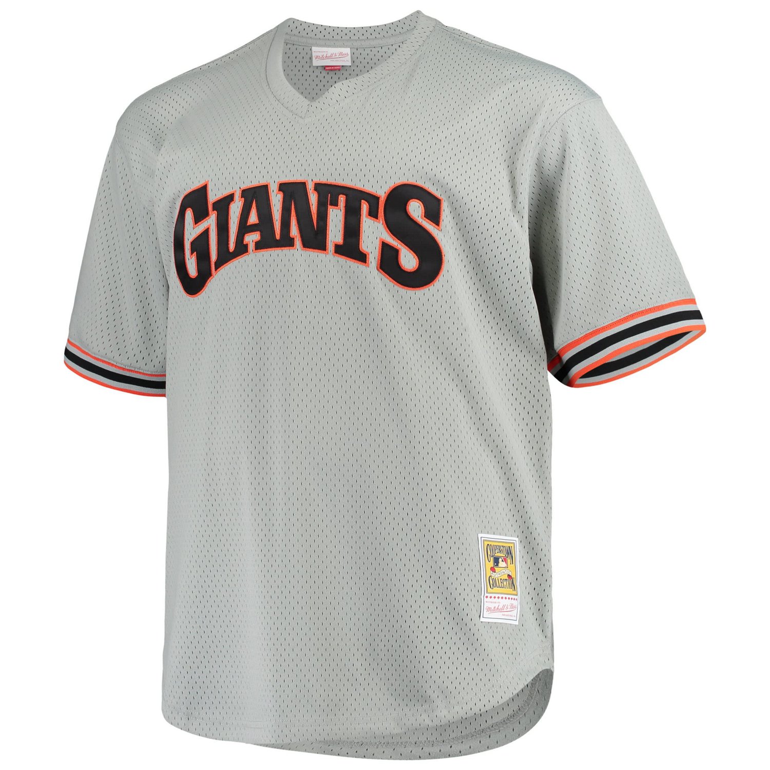 Mitchell  Ness Will Clark San Francisco Giants Big  Tall Cooperstown Collection Mesh Batting Practice Jersey - view number 2