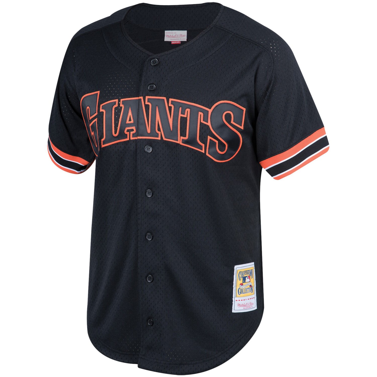 Mitchell  Ness Will Clark San Francisco Giants Cooperstown Collection Mesh Batting Practice Button-Up Jersey - view number 2