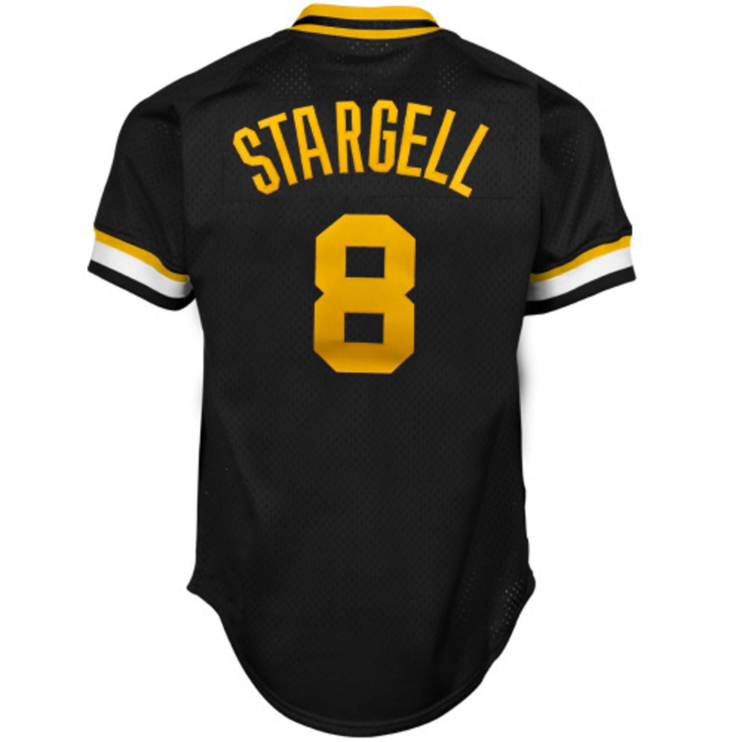 Mitchell  Ness Willie Stargell Pittsburgh Pirates 1982 Authentic Cooperstown Collection Mesh Batting Practice Jersey - view number 3