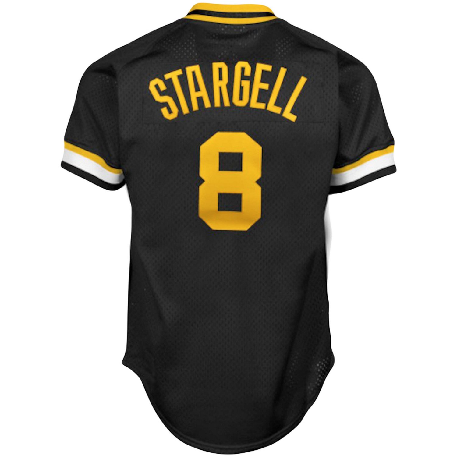 Mitchell  Ness Willie Stargell Pittsburgh Pirates Cooperstown Collection Big  Tall Mesh Batting Practice Jersey - view number 3