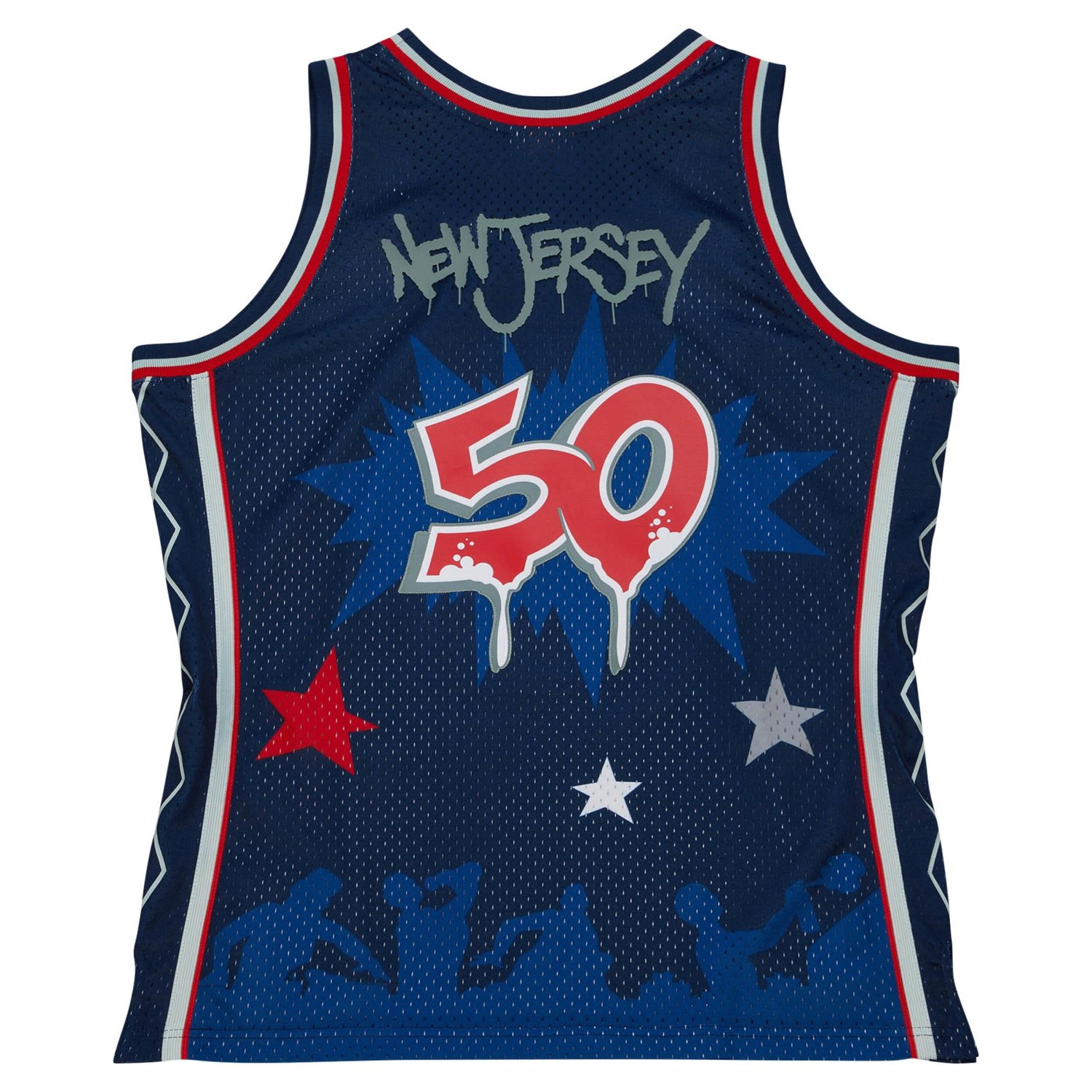 Mitchell  Ness x Tats Cru New Jersey Nets Hardwood Classics Fashion Jersey - view number 3