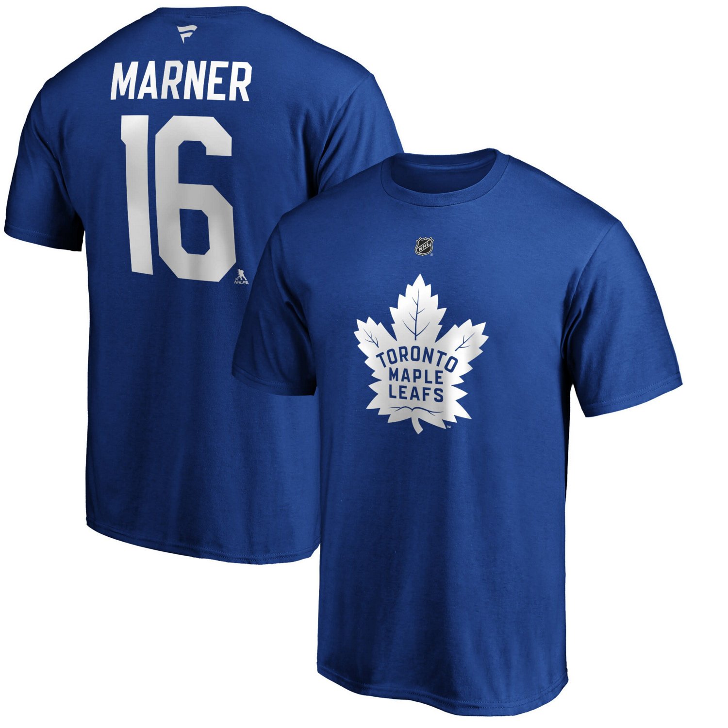 Mitchell Marner Toronto Maple Leafs Team Authentic Stack Name  Number T-Shirt