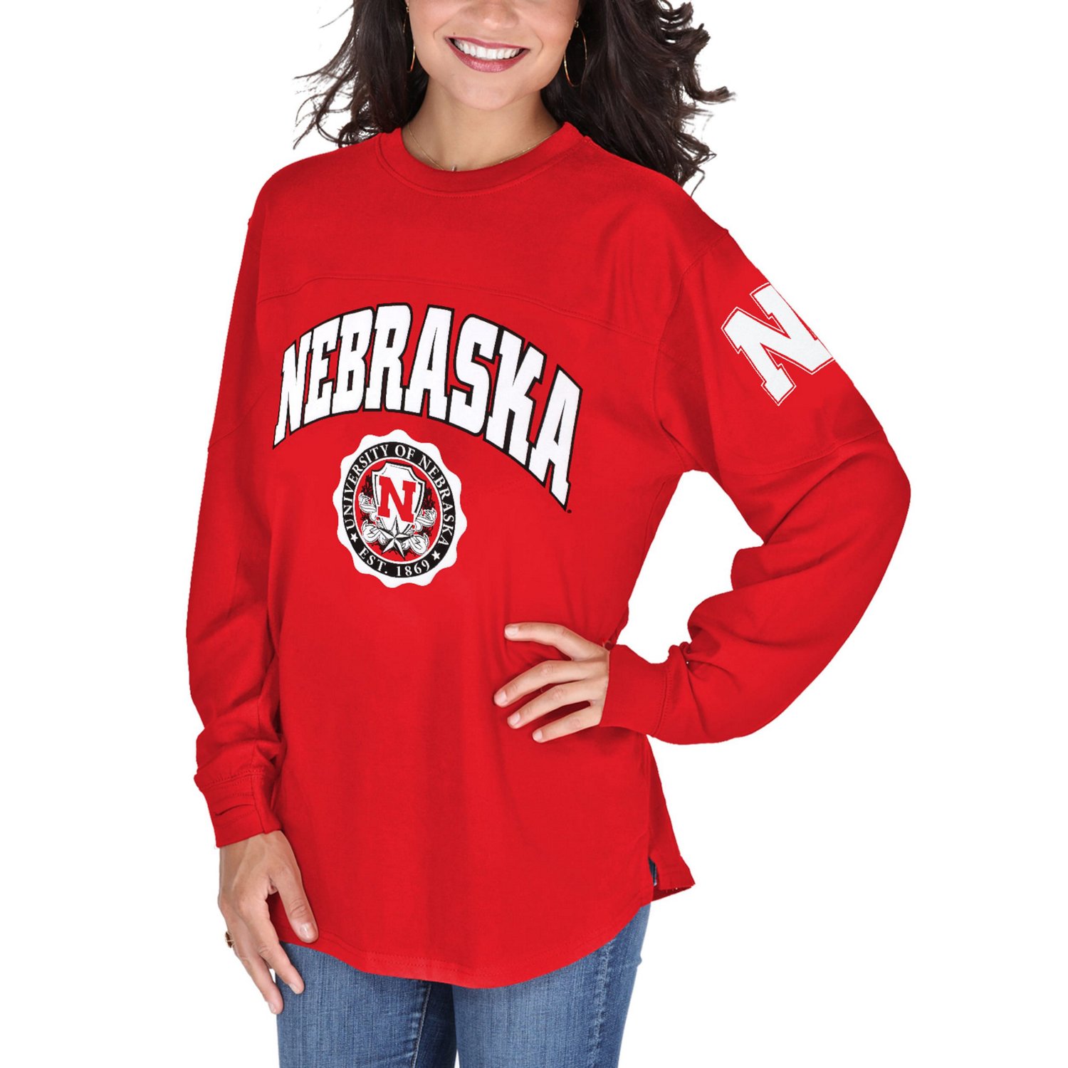 Nebraska Huskers Edith Long Sleeve T-Shirt - view number 1