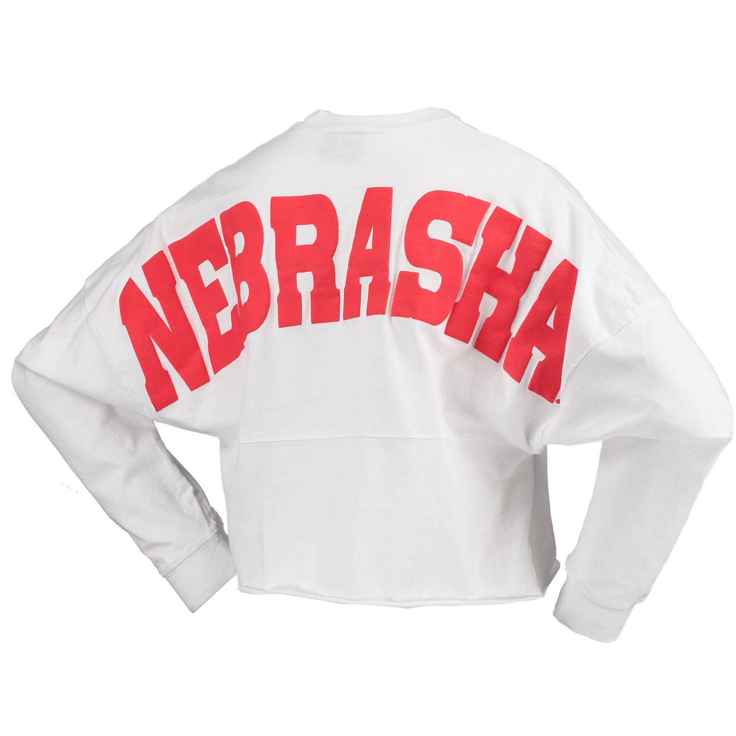 Nebraska Huskers Laurels Crop Long Sleeve T-Shirt - view number 3