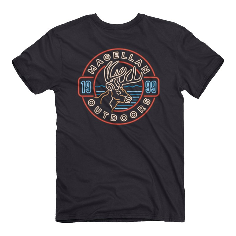 Neon Sign Deer T-Sh… - image