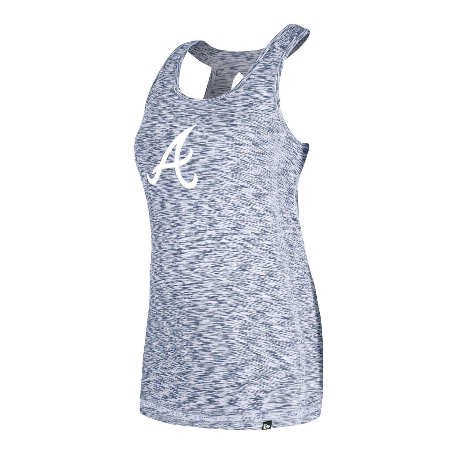 New Era Atlanta Braves Space Dye Keyhole Back Tank Top - view number 2