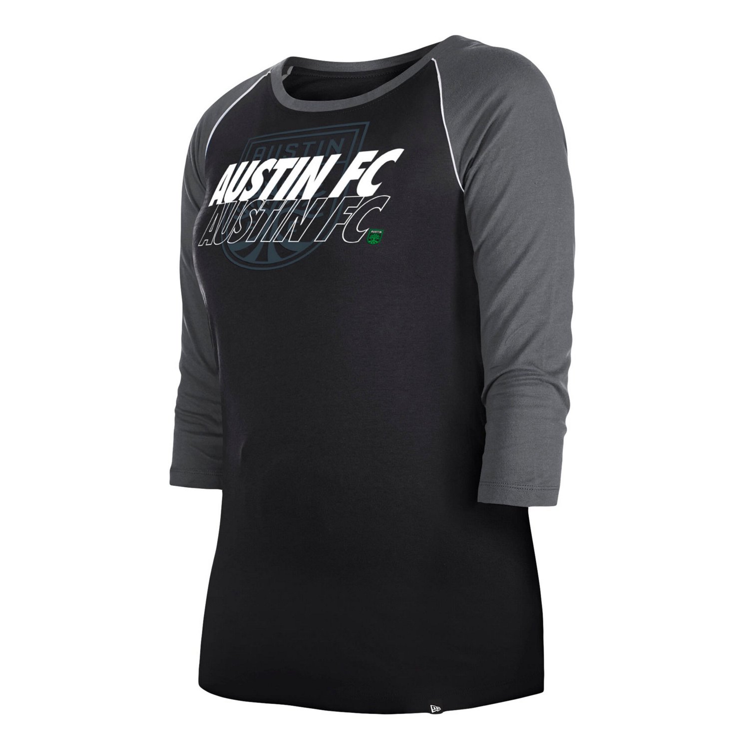 New Era Austin FC Athletic Raglan 3/4-Sleeve T-Shirt - view number 2