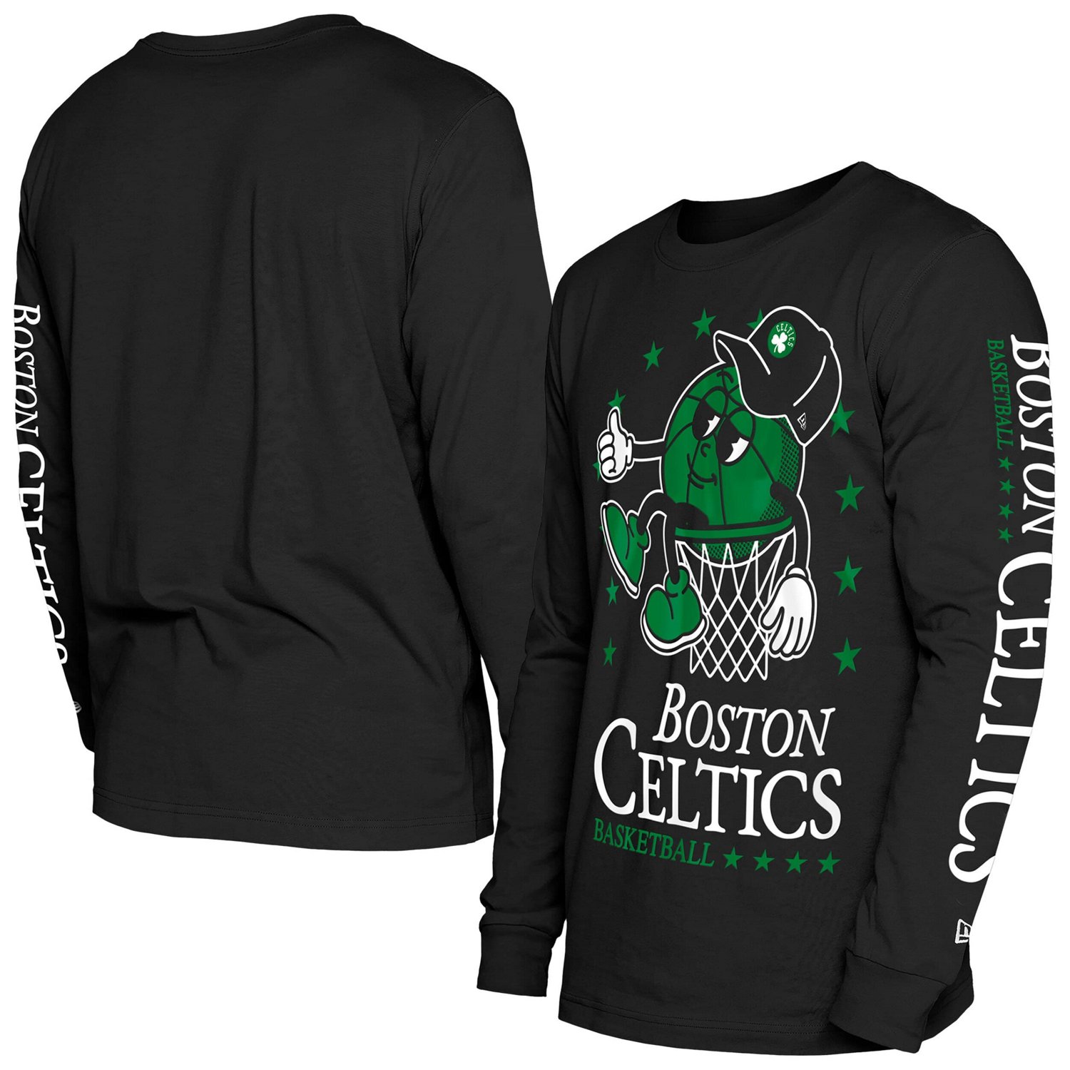 New Era Boston Celtics Old School Sport Long Sleeve T-Shirt