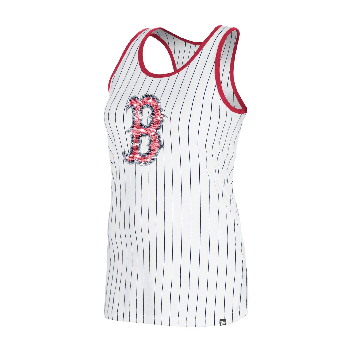 New Era Boston Red Sox Gameday Pinstripe Tank Top - view number 2