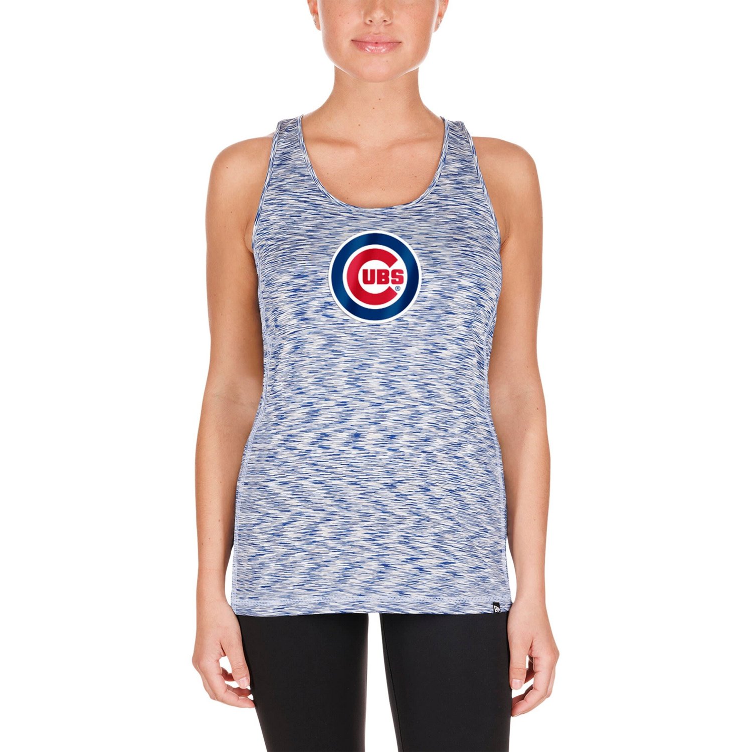New Era Chicago Cubs Space Dye Keyhole Back Tank Top - view number 4