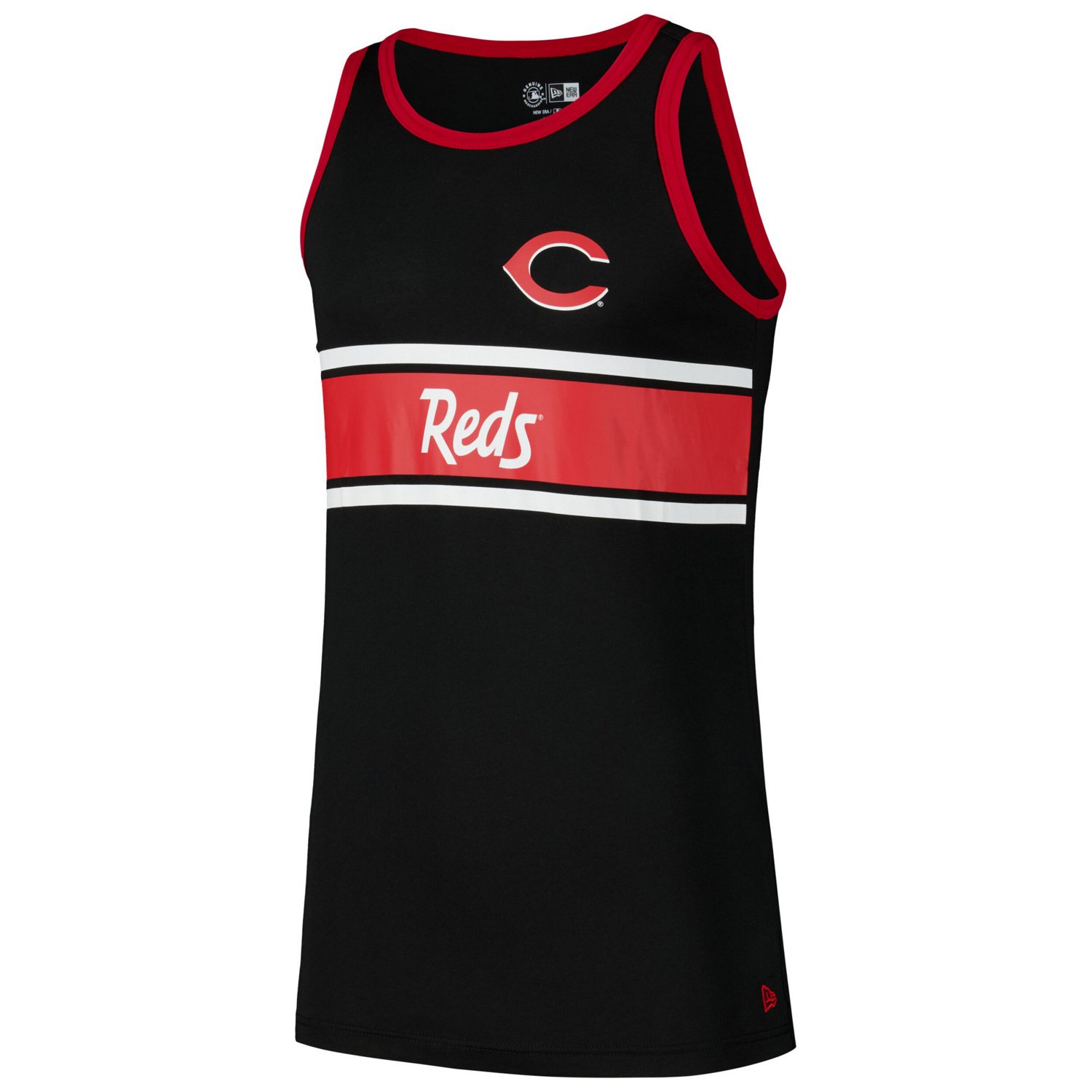 New Era Cincinnati Reds Jersey Ringer Tank Top