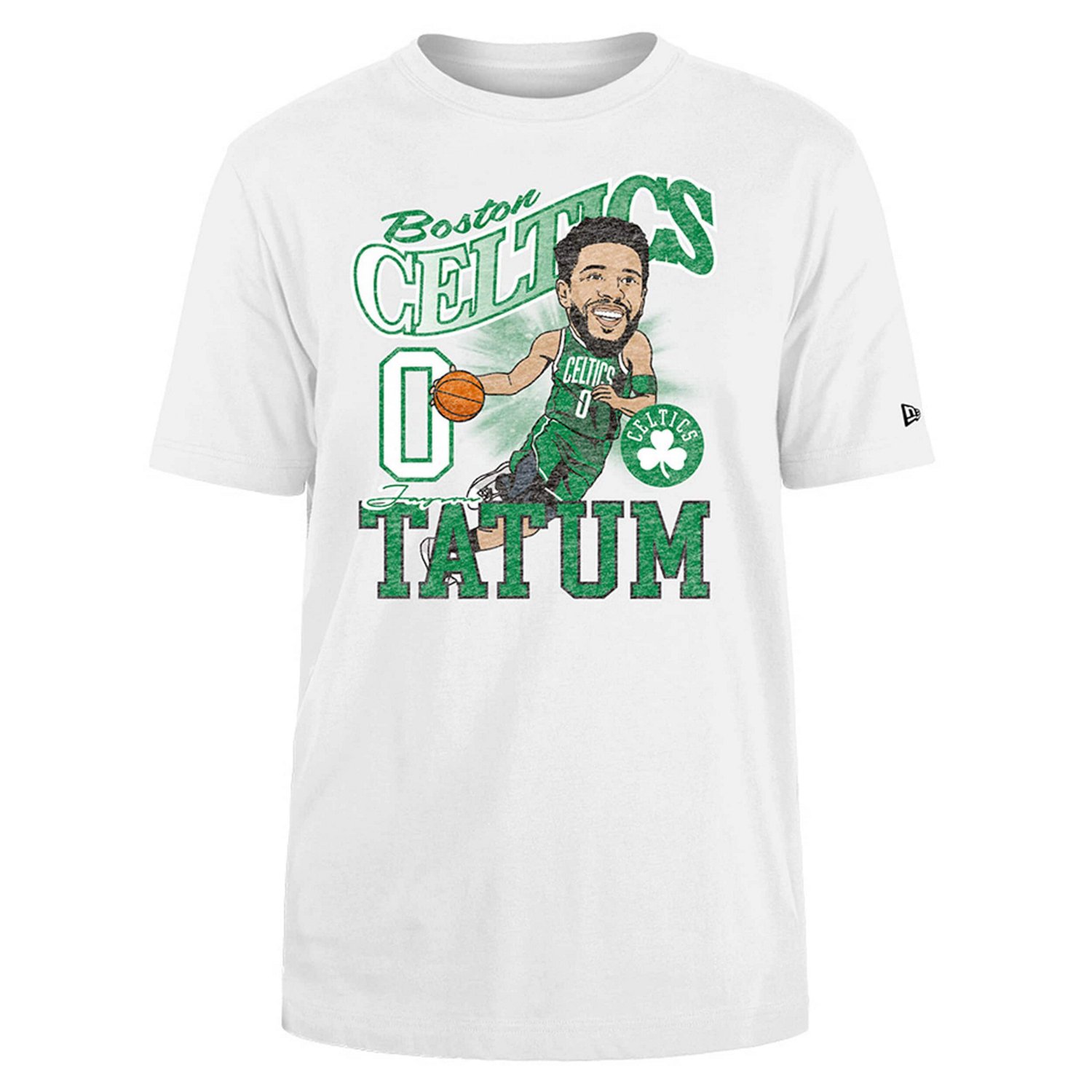 New Era Jayson Tatum Boston Celtics Caricature Player T-Shirt                                                                    - view number 2