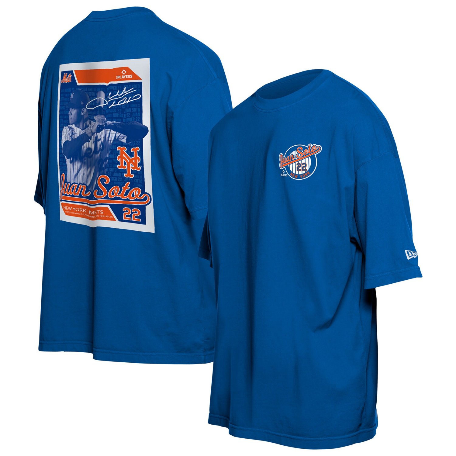 New Era Juan Soto York Mets Card Player T-Shirt