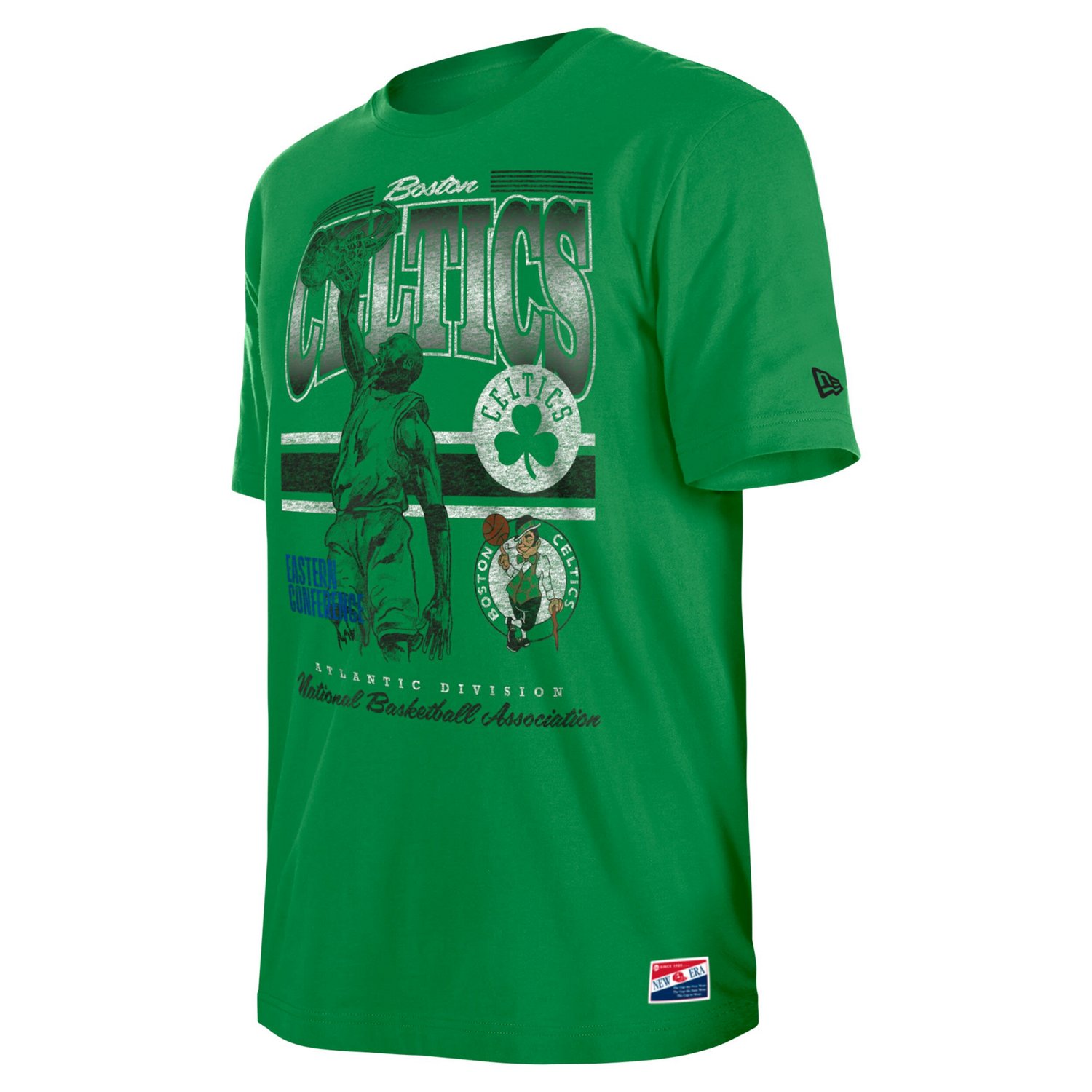 New Era Kelly Boston Celtics Enzyme Wash Oversized T-Shirt - view number 2
