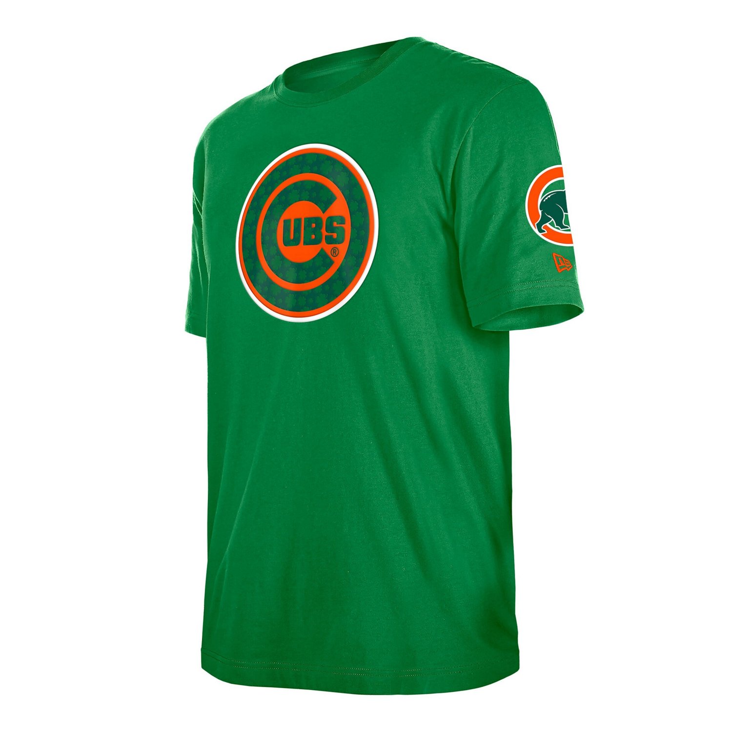 New Era Kelly Chicago Cubs St Patrick's Day Shamrock Fill T-Shirt - view number 2