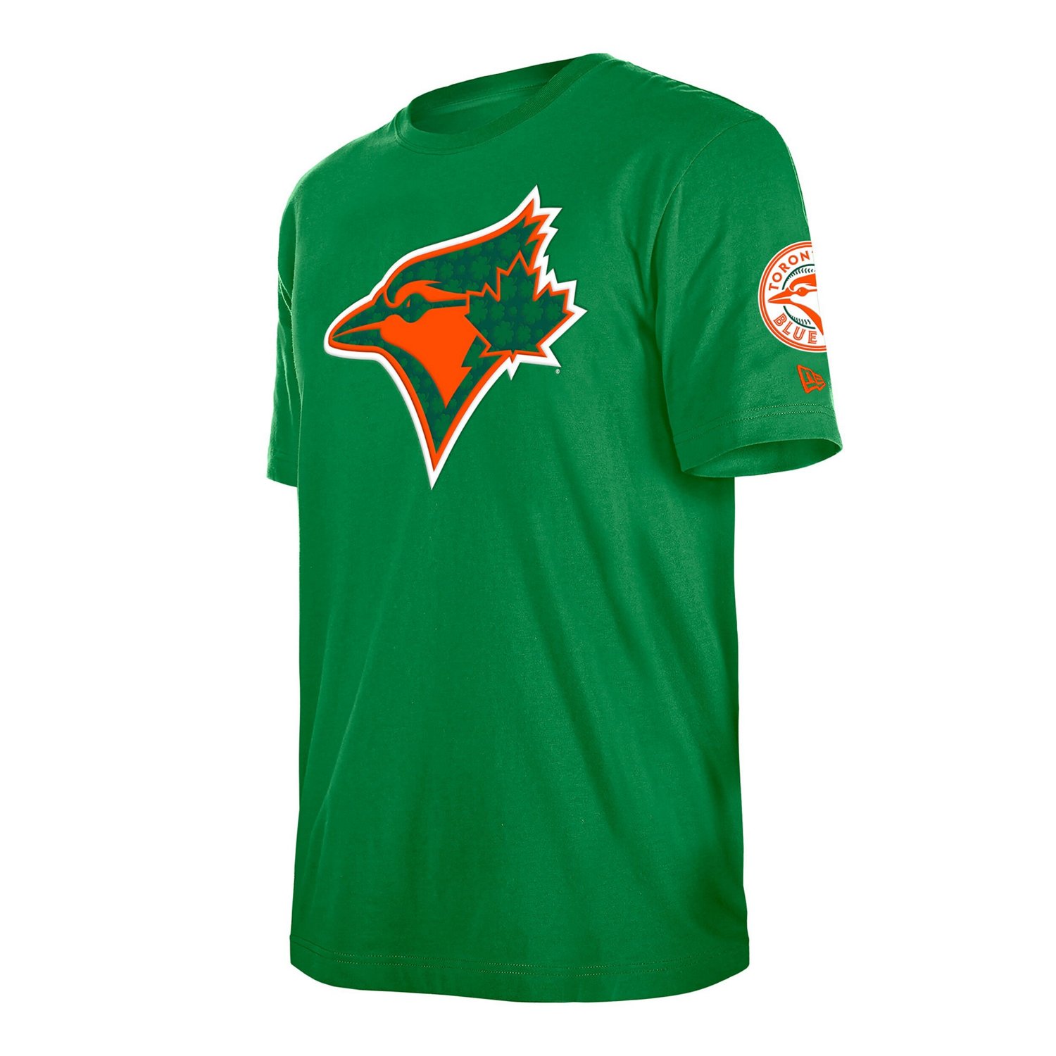 New Era Kelly Toronto Blue Jays St Patrick's Day Shamrock Fill T-Shirt - view number 2