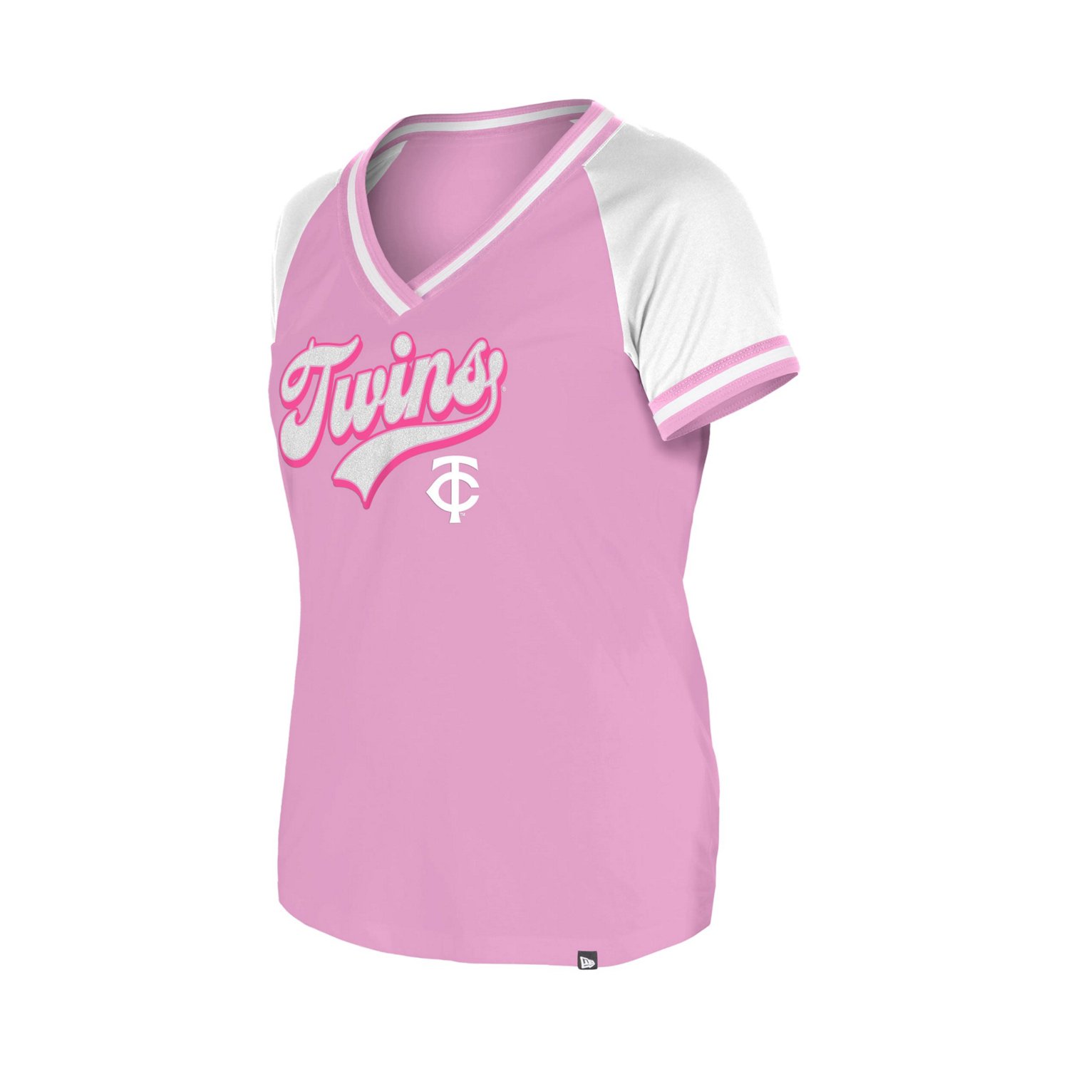 New Era Light Minnesota Twins Gameday V-Neck T-Shirt - view number 2