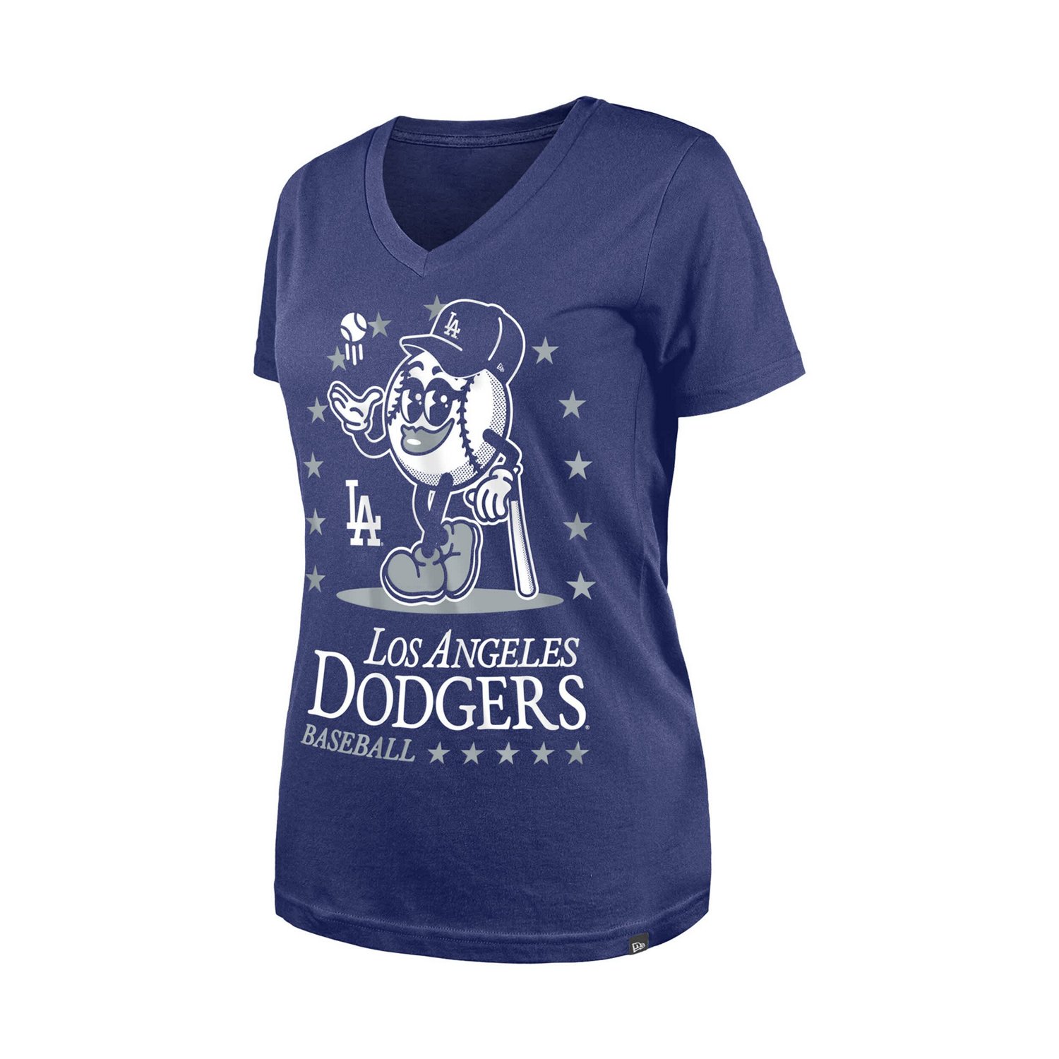 New Era Los Angeles Dodgers Little Miss 2 V-Neck T-Shirt - view number 2
