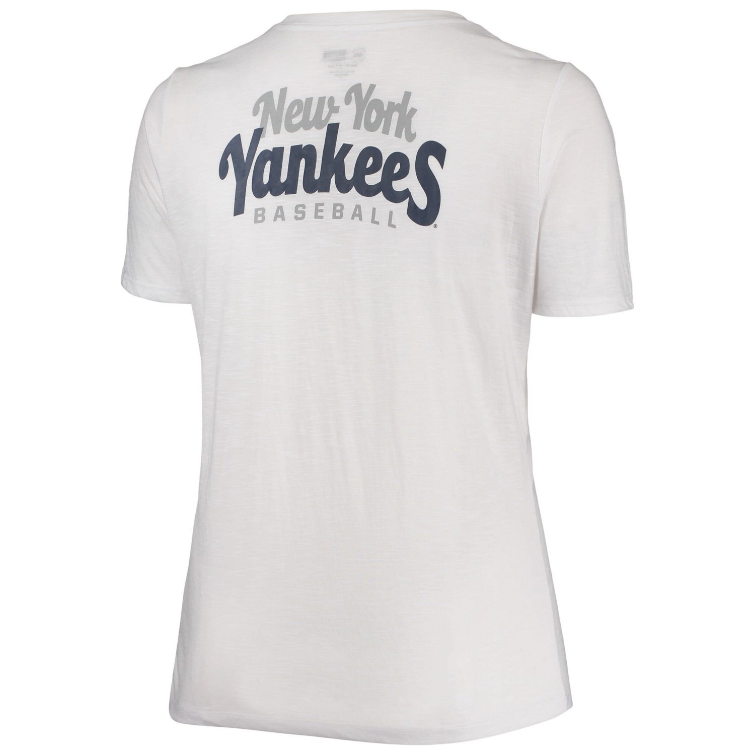 New Era New York Yankees Plus Size 2-Hit Front Knot T-Shirt - view number 3
