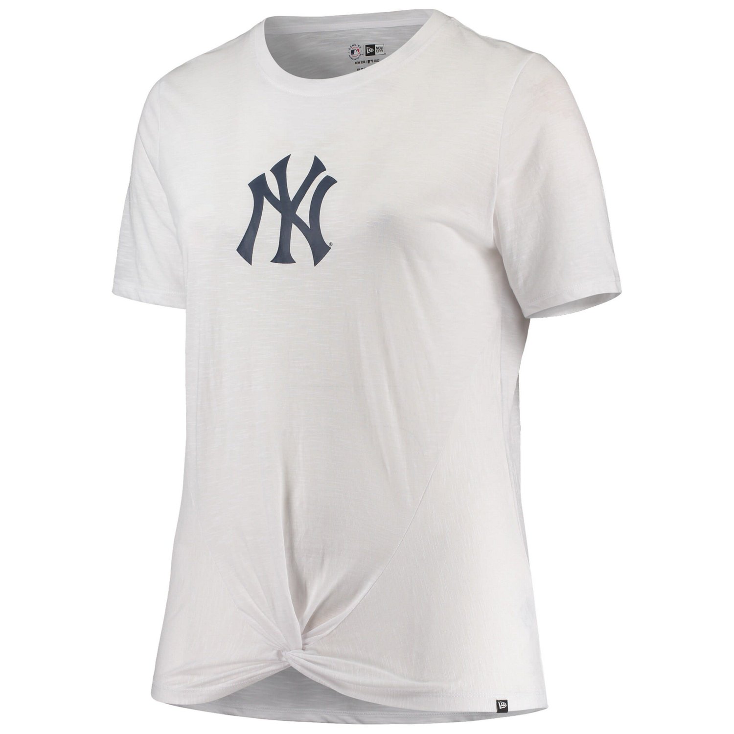 New Era New York Yankees Plus Size 2-Hit Front Knot T-Shirt - view number 2