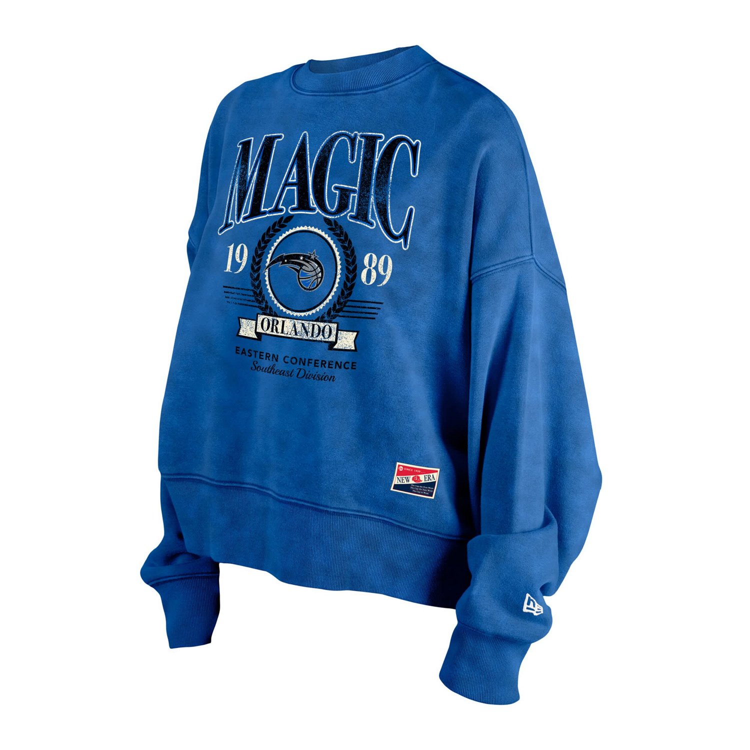 New Era Orlando Magic Hardwood Classics Enzyme Wash Oversized Boxy Pullover Sweatshirt - view number 2