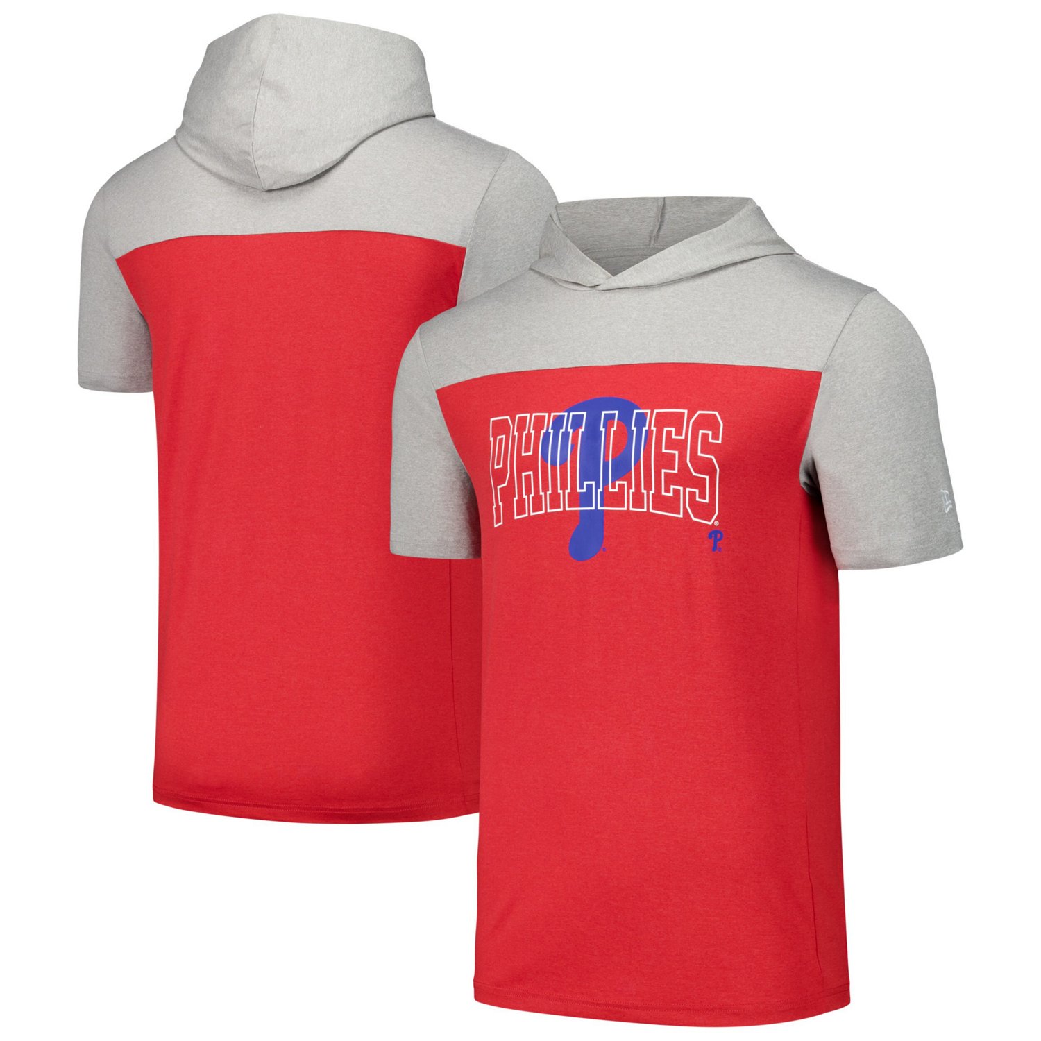 New Era Philadelphia Phillies Active Brushed Hoodie T-Shirt                                                                     