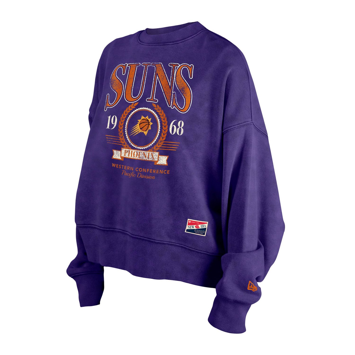 New Era Phoenix Suns Hardwood Classics Enzyme Wash Oversized Boxy Pullover Sweatshirt - view number 2