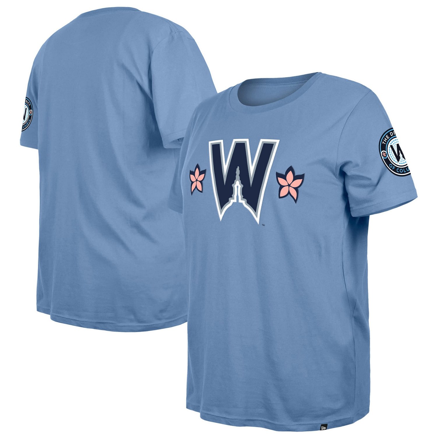 New Era Powder Washington Nationals 2025 City Connect Plus Size T-Shirt - view number 3