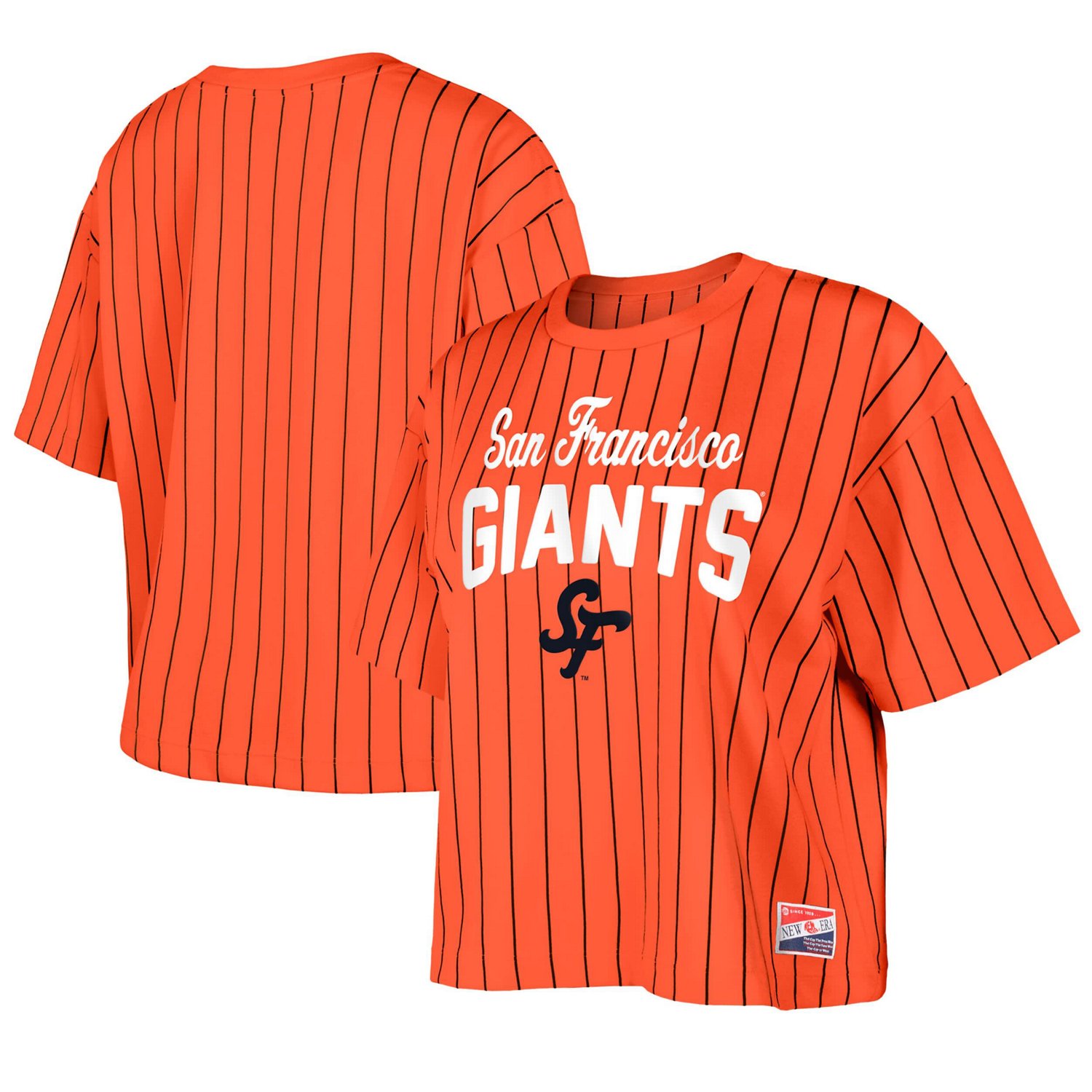 New Era San Francisco Giants 2025 City Connect Boxy Pinstripe T-Shirt - view number 3