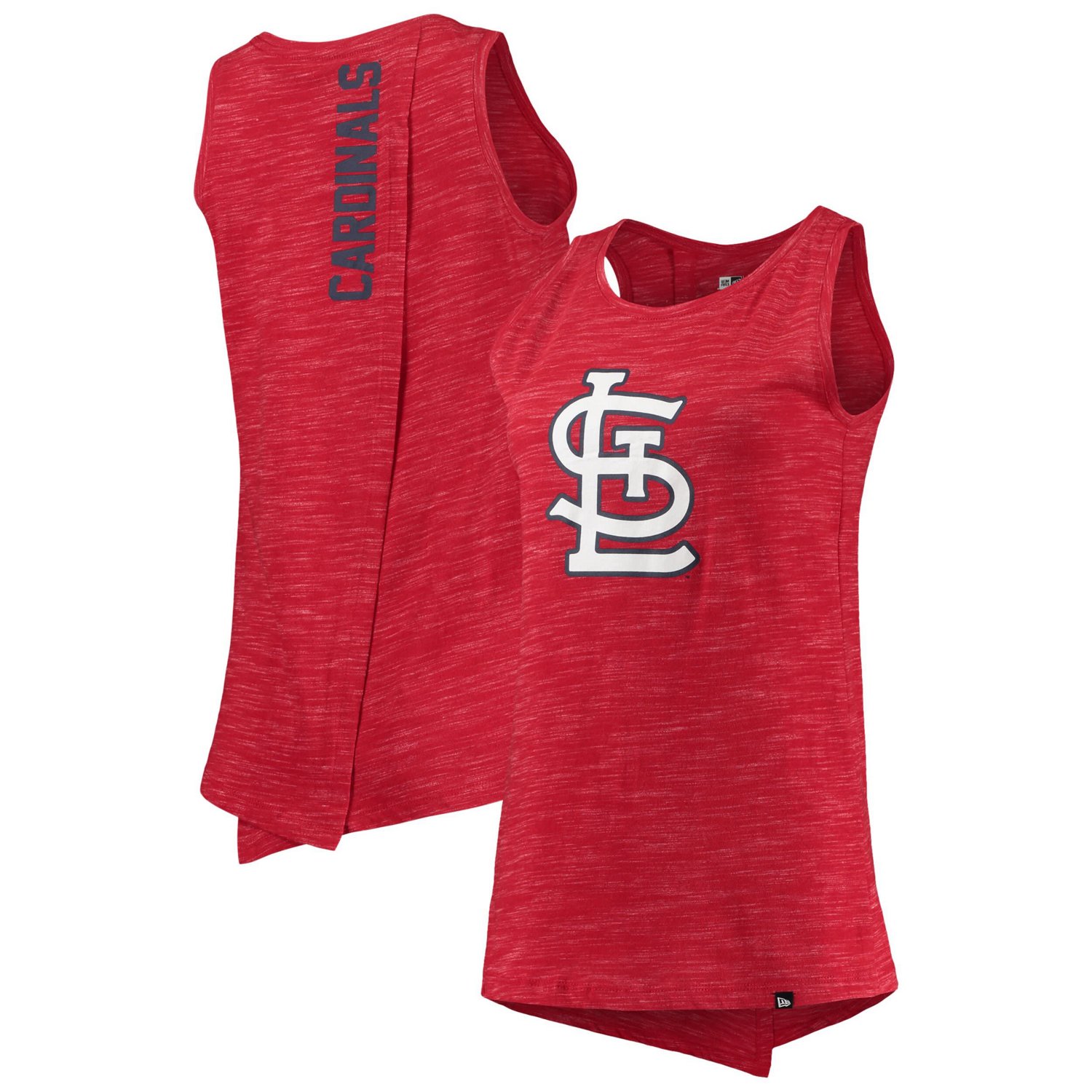 New Era St Louis Cardinals Space Dye Back-Knot Tank Top