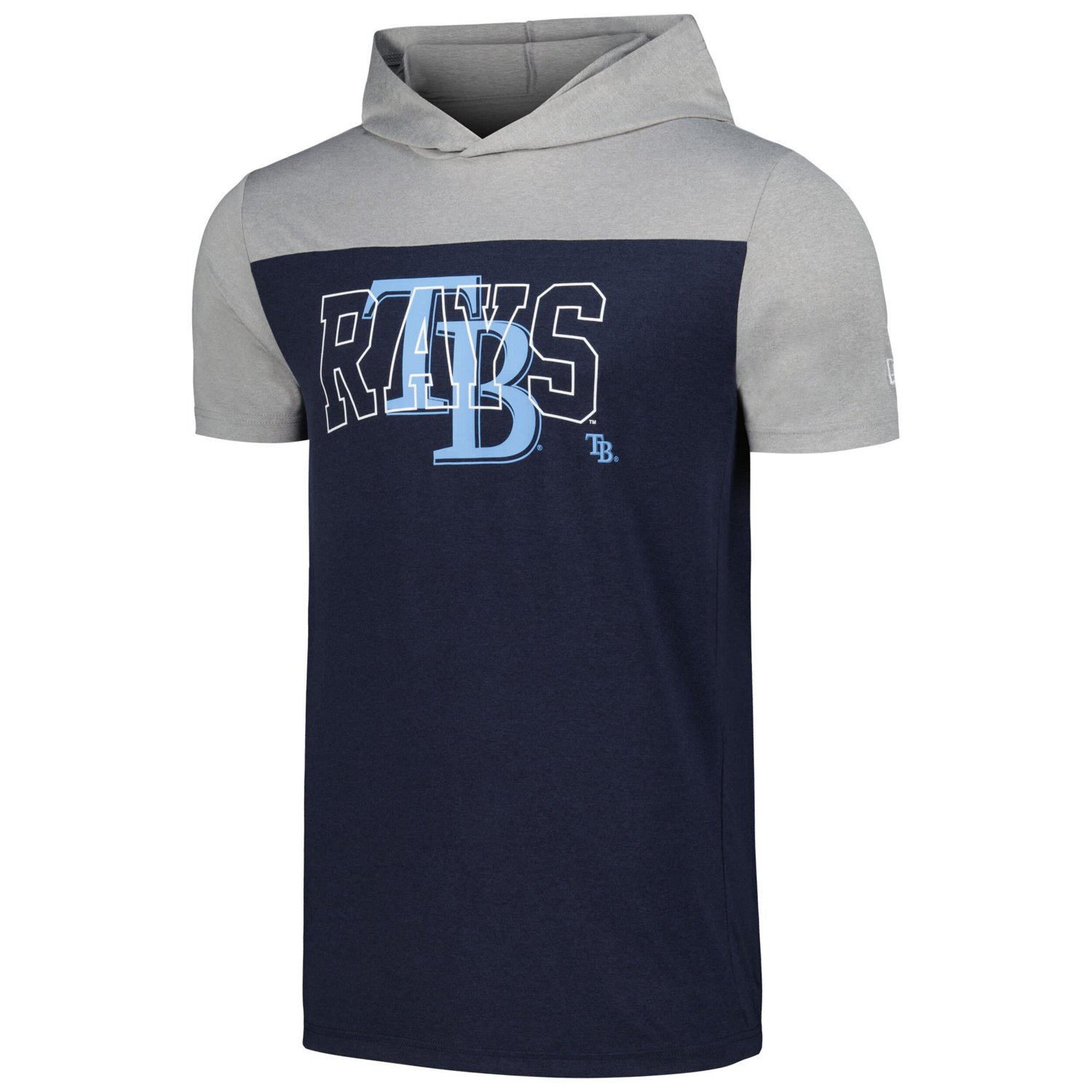 New Era Tampa Bay Rays Active Brushed Hoodie T-Shirt - view number 2