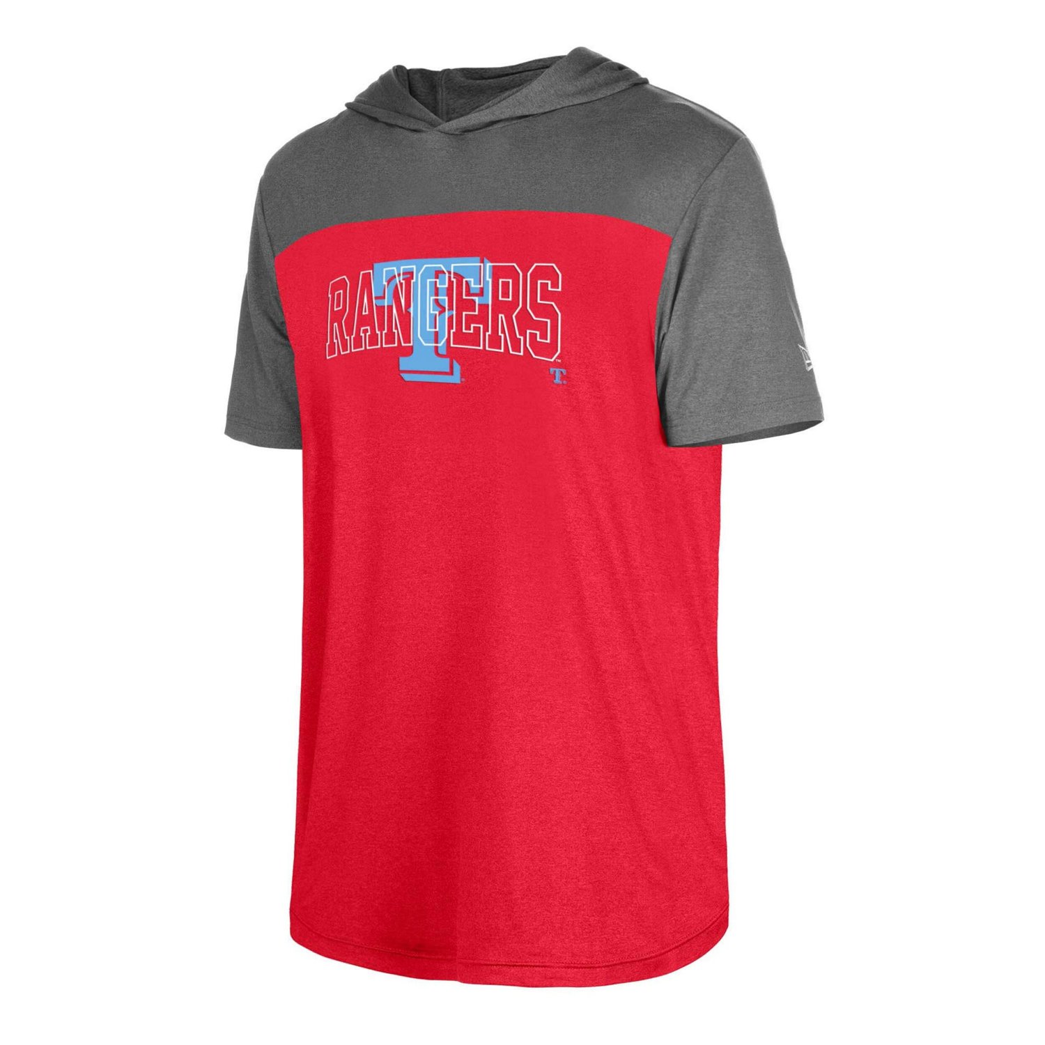 New Era Texas Rangers Active Brushed Hoodie T-Shirt