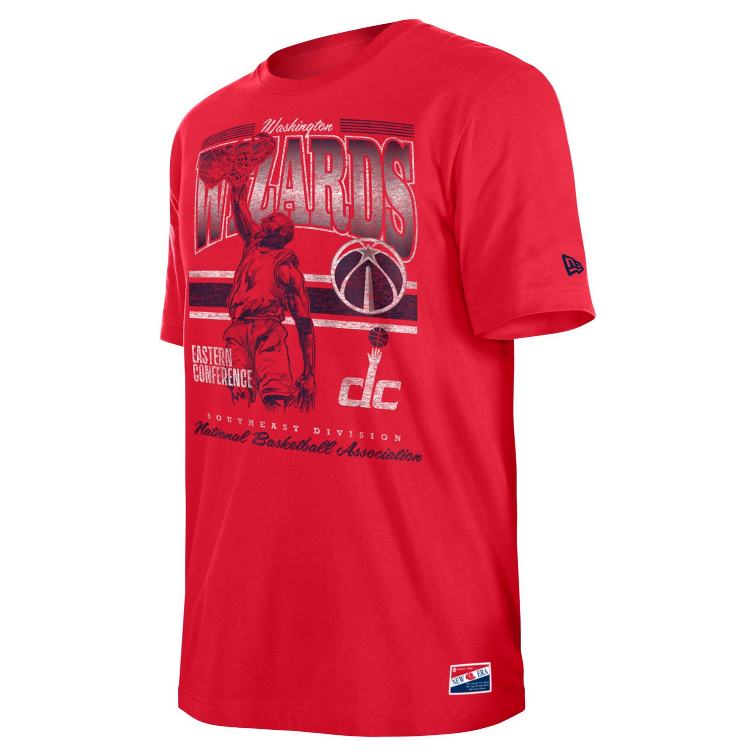 New Era Washington Wizards Enzyme Wash Oversized T-Shirt                                                                         - view number 2
