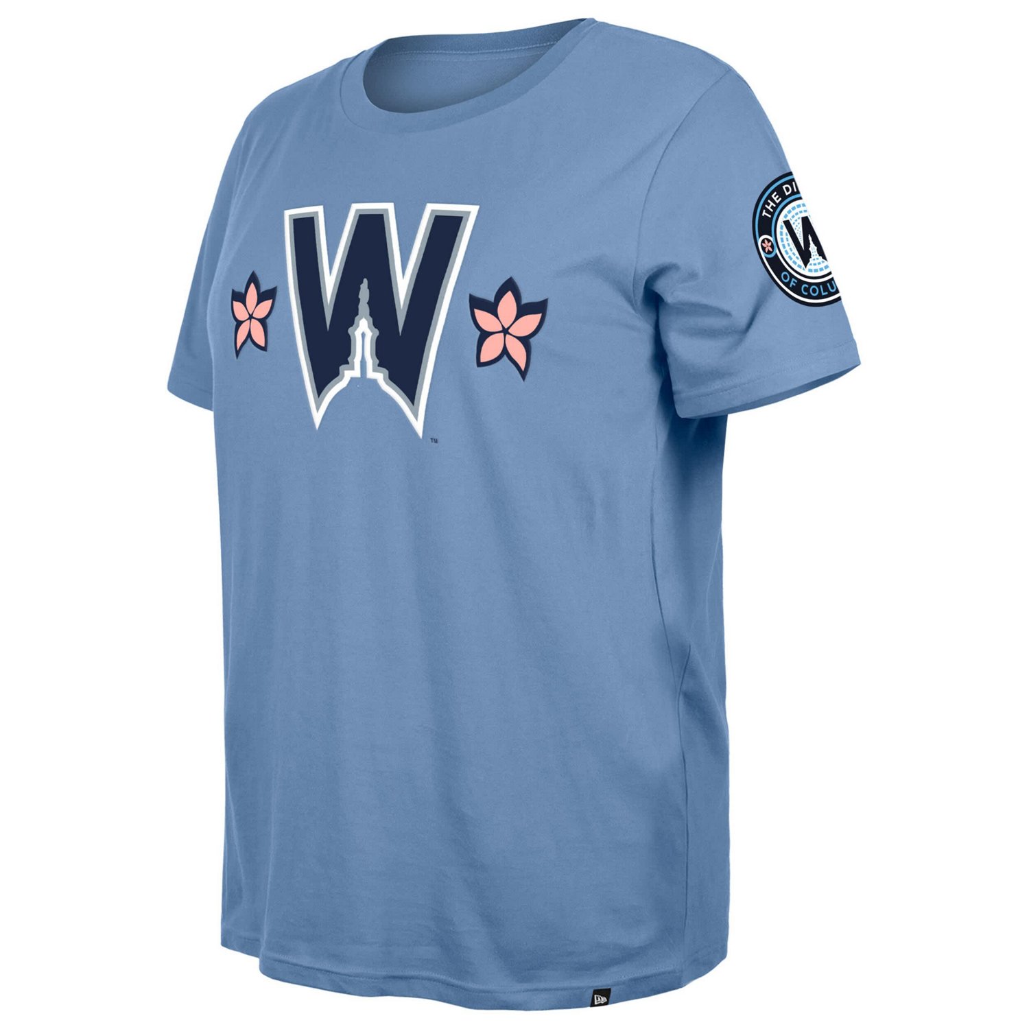 New Era Powder Washington Nationals 2025 City Connect Plus Size T-Shirt - view number 4