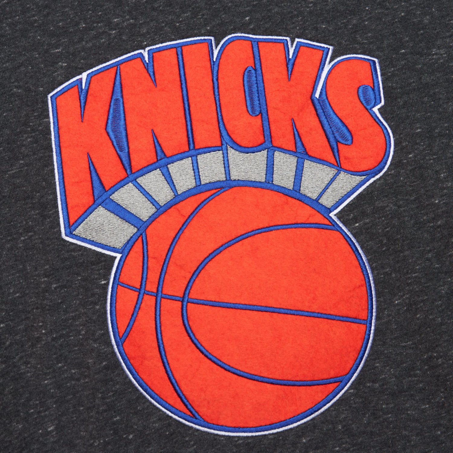 New York Knicks Hardwood Classics out Collection Snow Washed Pullover Sweatshirt                                                 - view number 4