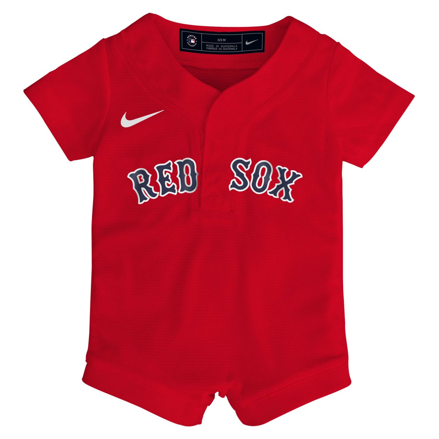 Newborn Nike Boston Sox Alternate Replica Romper Jersey - view number 2