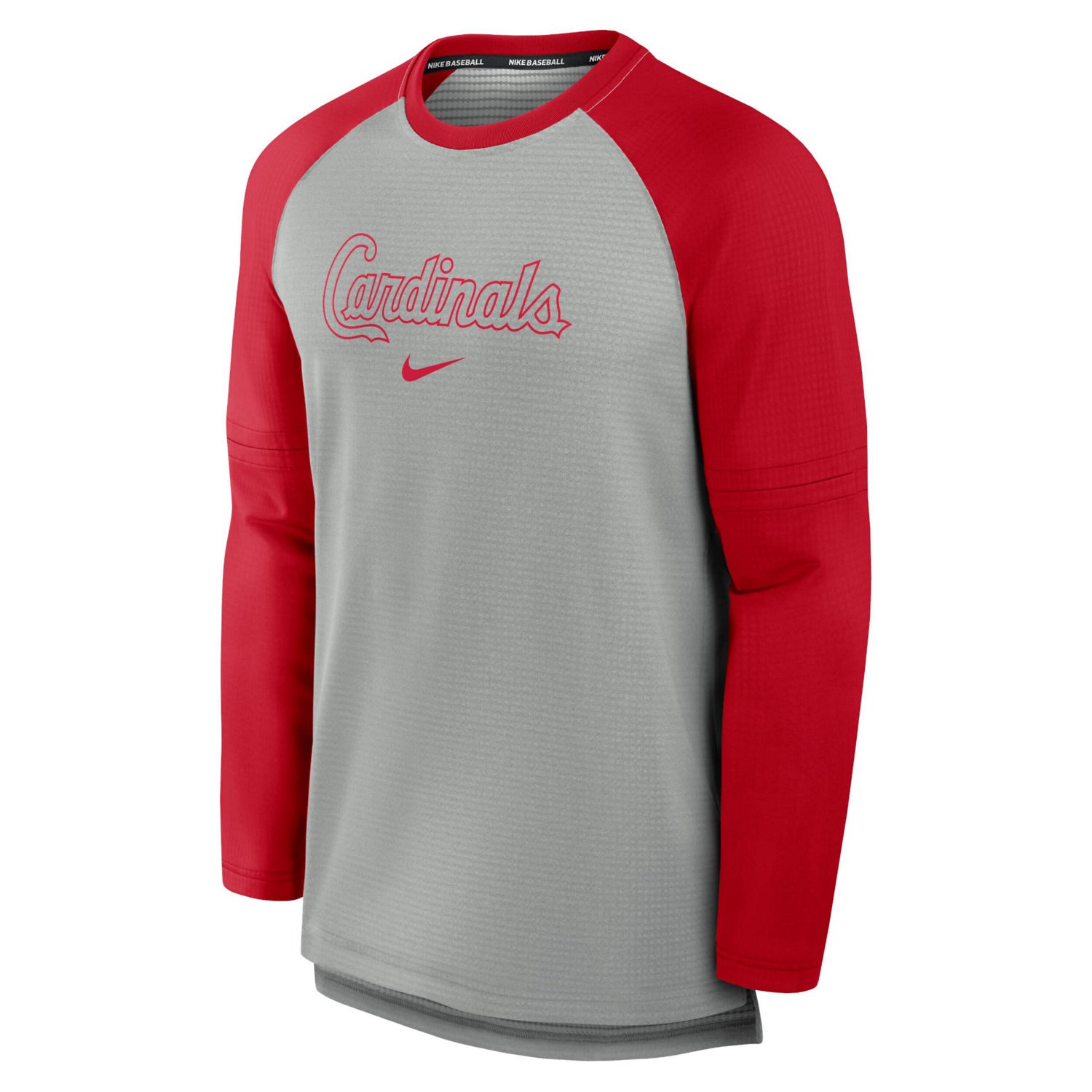 Nike / St Louis Cardinals Authentic Collection Game Time Raglan Performance Long Sleeve T-Shirt - view number 2