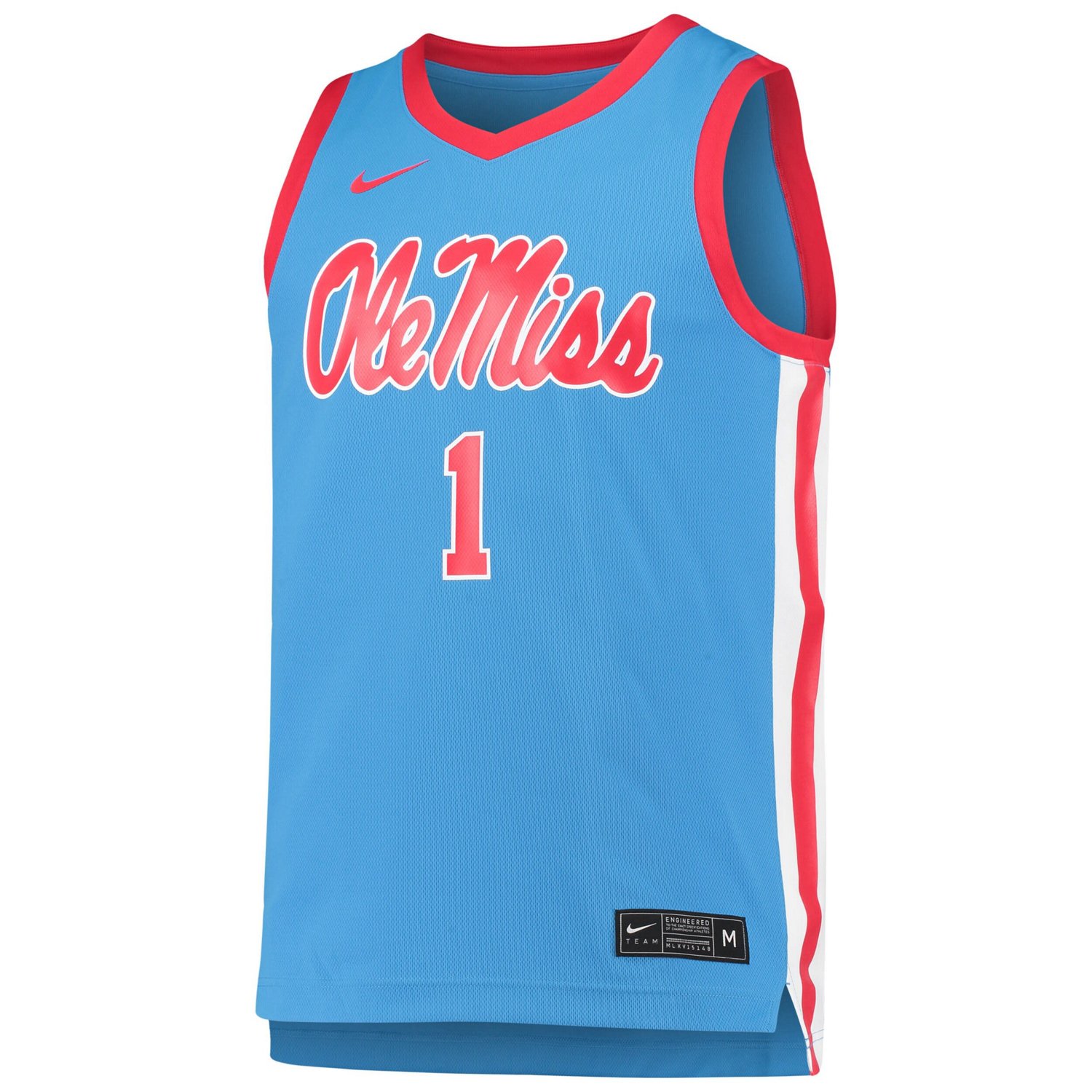 Nike 1 Light Ole Miss Rebels Replica Basketball Jersey - view number 2