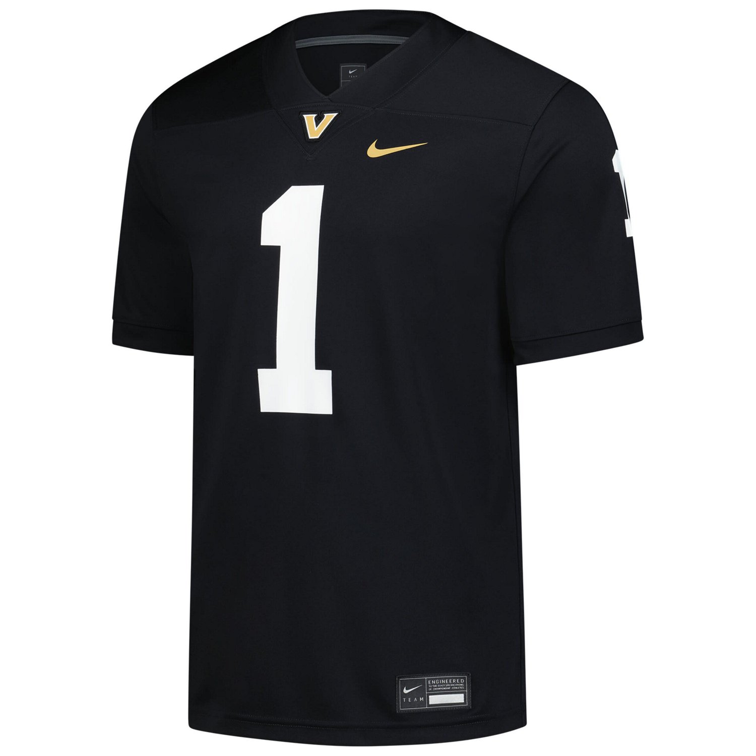 Nike 1 Vanderbilt Commodores Game Football Jersey - view number 2