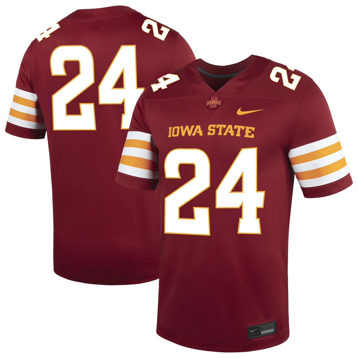 Nike 24 Iowa State Cyclones Game Football Jersey