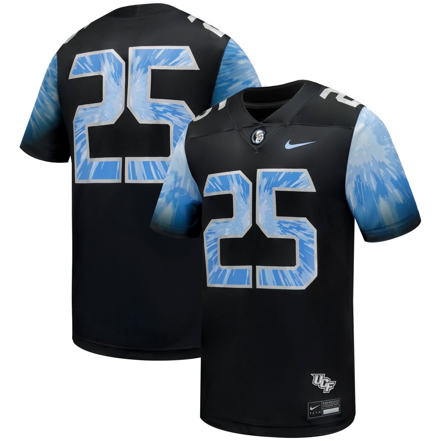 Nike 25 UCF Knights 2025 Space Game Football Game Jersey