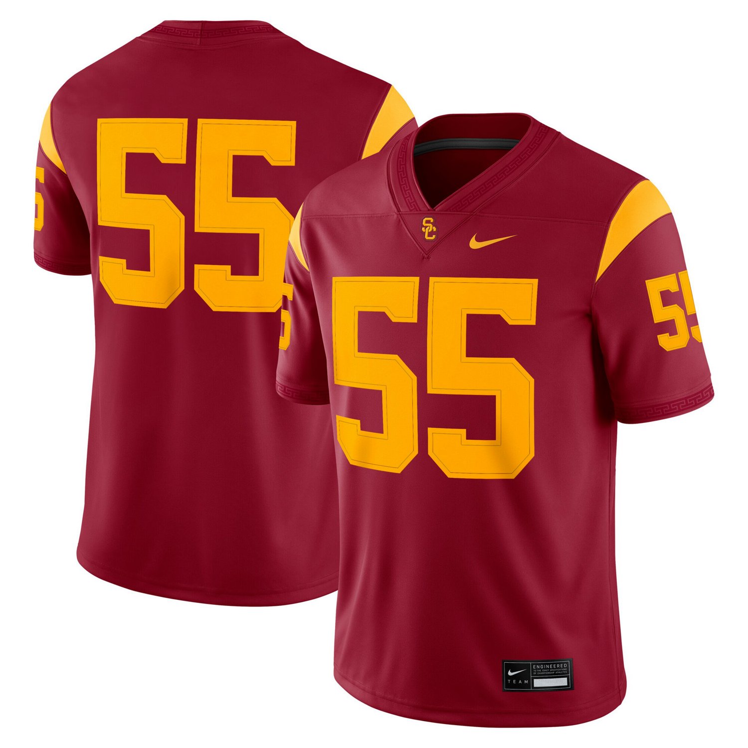 Nike 55 USC Trojans Home Game Jersey