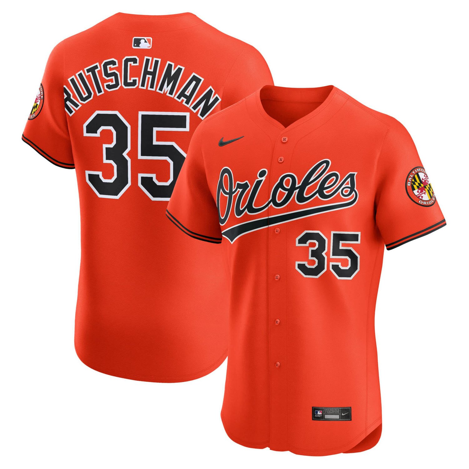 Nike Adley Rutschman Baltimore Orioles Alternate 2 Elite Jersey