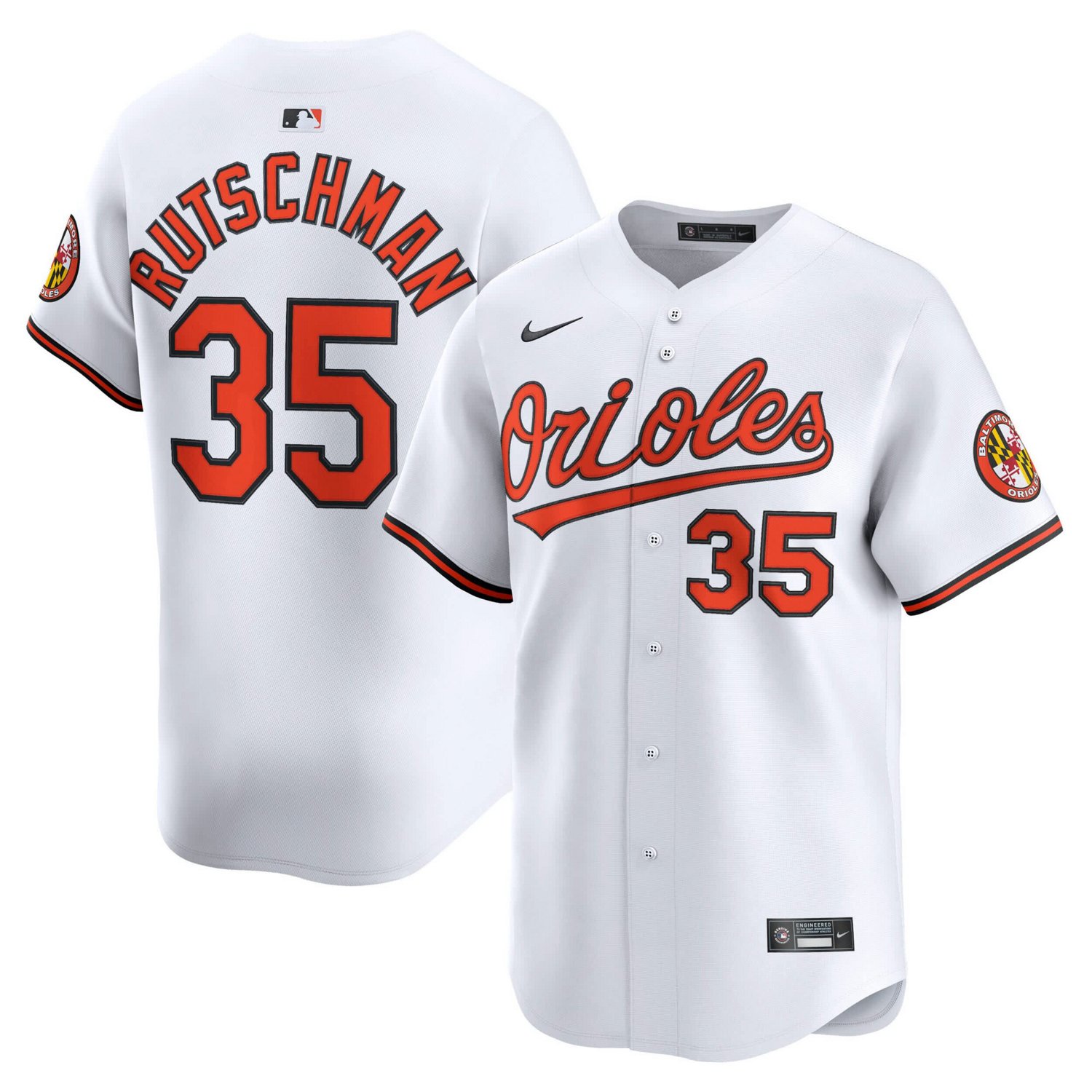 Nike Adley Rutschman Baltimore Orioles Home Limited Player Jersey