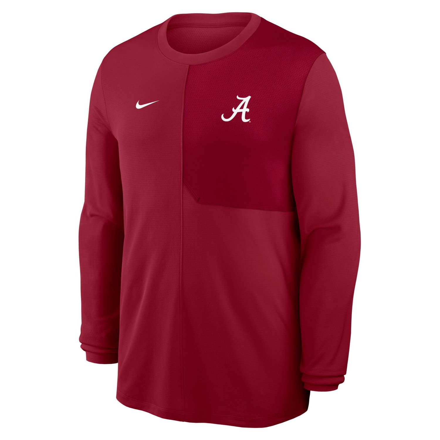 Nike Alabama Crimson Tide 2025 Sideline Coach UV Performance Long Sleeve T-Shirt - view number 2