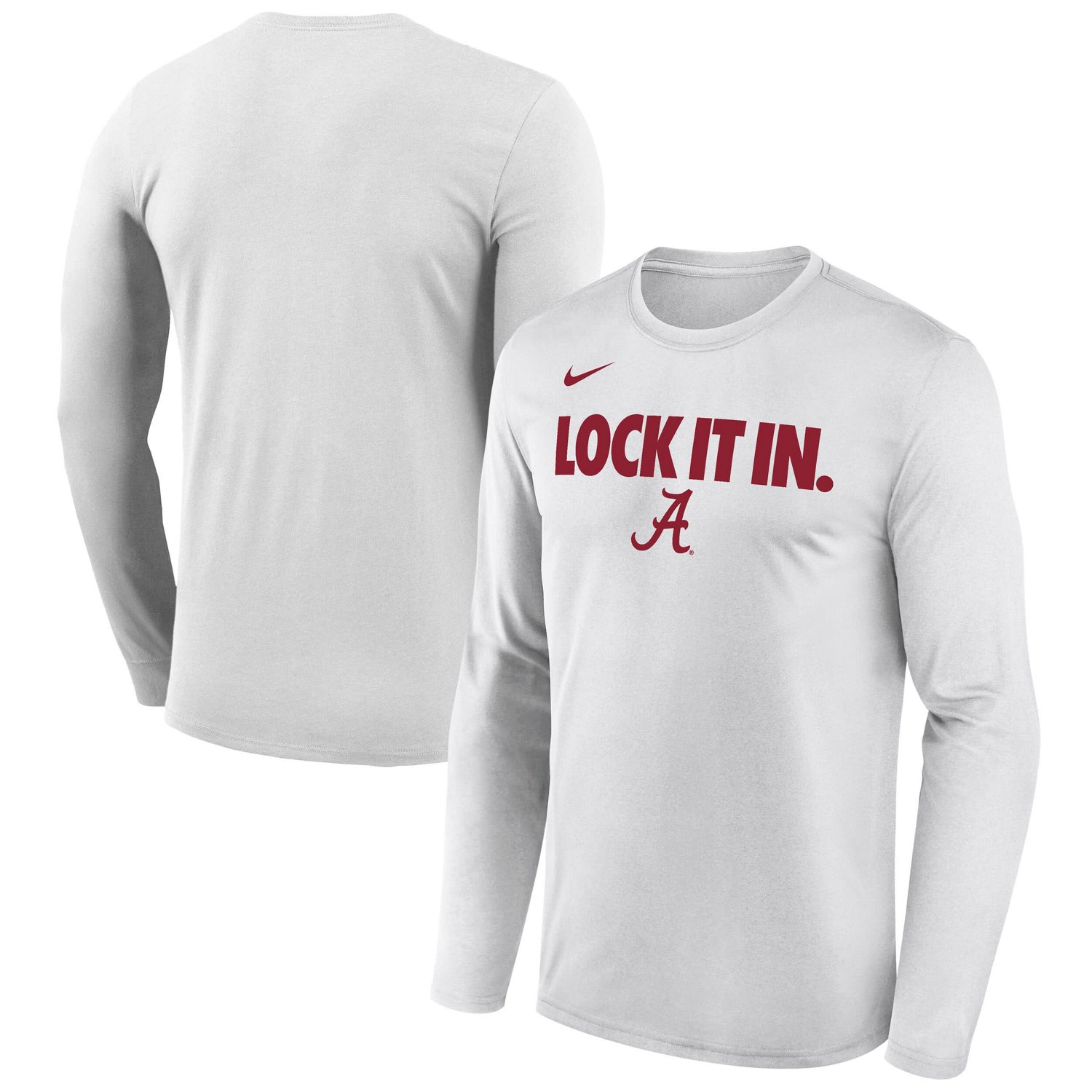 Nike Alabama Crimson Tide 2026 On-Court Bench Long Sleeve T-Shirt