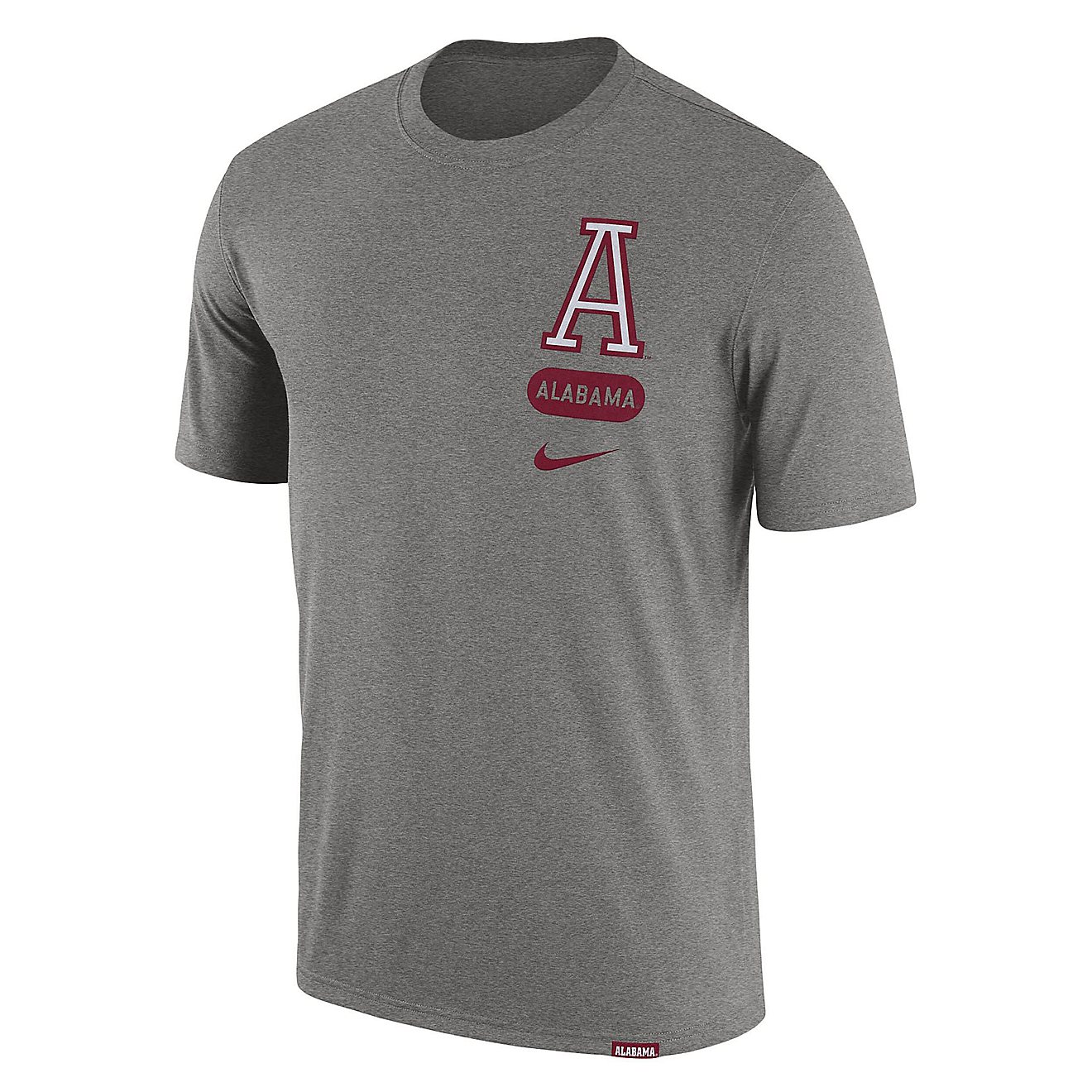 Nike Alabama Crimson Tide Campus Letterman Tri-Blend T-Shirt                                                                     - view number 2