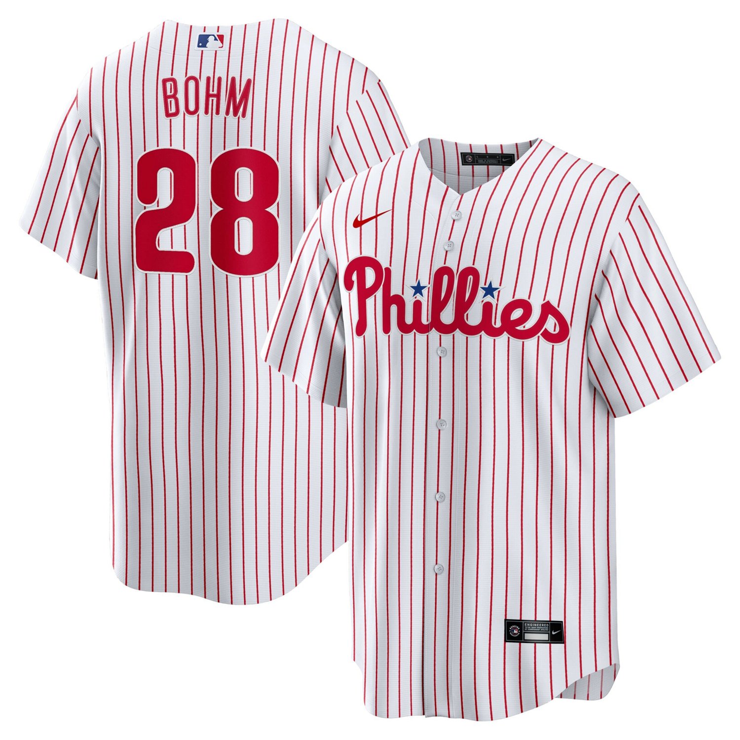 Nike Alec Bohm Philadelphia Phillies Home Replica Jersey - view number 1