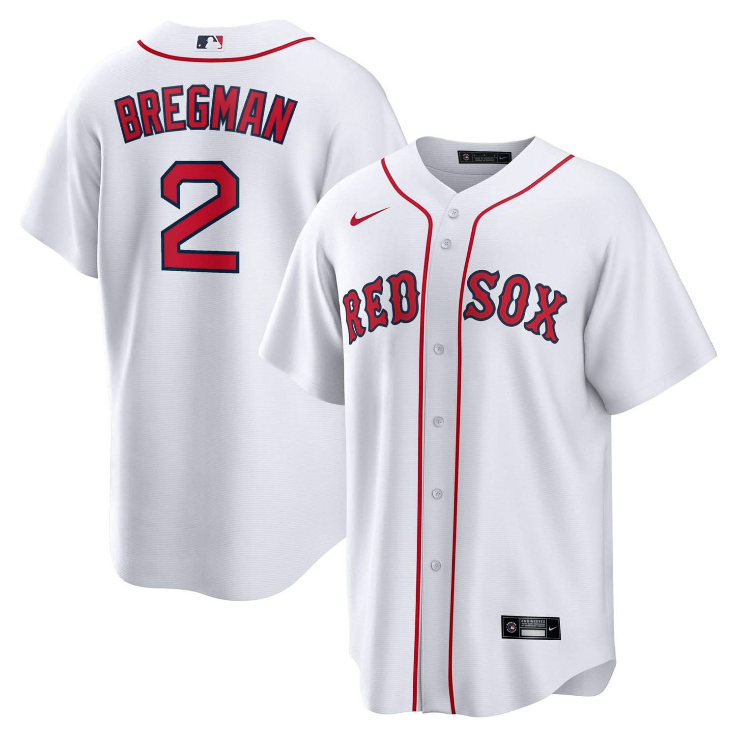 Nike Alex Bregman Boston Red Sox Home 10 Replica Player Jersey